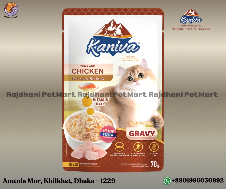 Kaniva Pouch Tuna And Chicken Gravy 70g