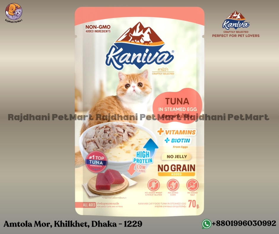 Kaniva Pouch Tuna In Steamed Egg 70g