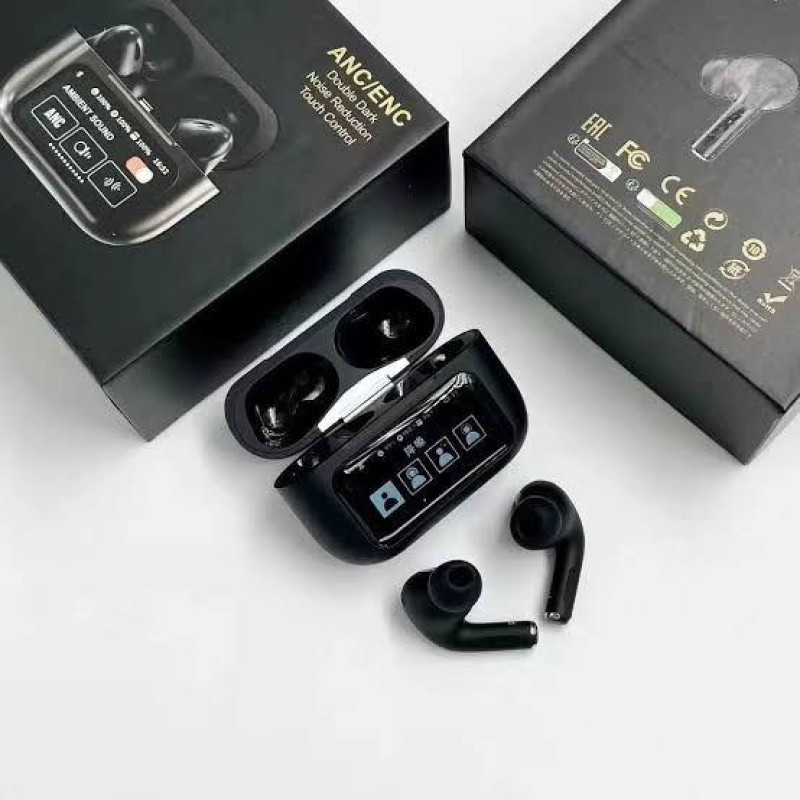 A9 Pro ANC Touch Screen Display Earbuds_img_1