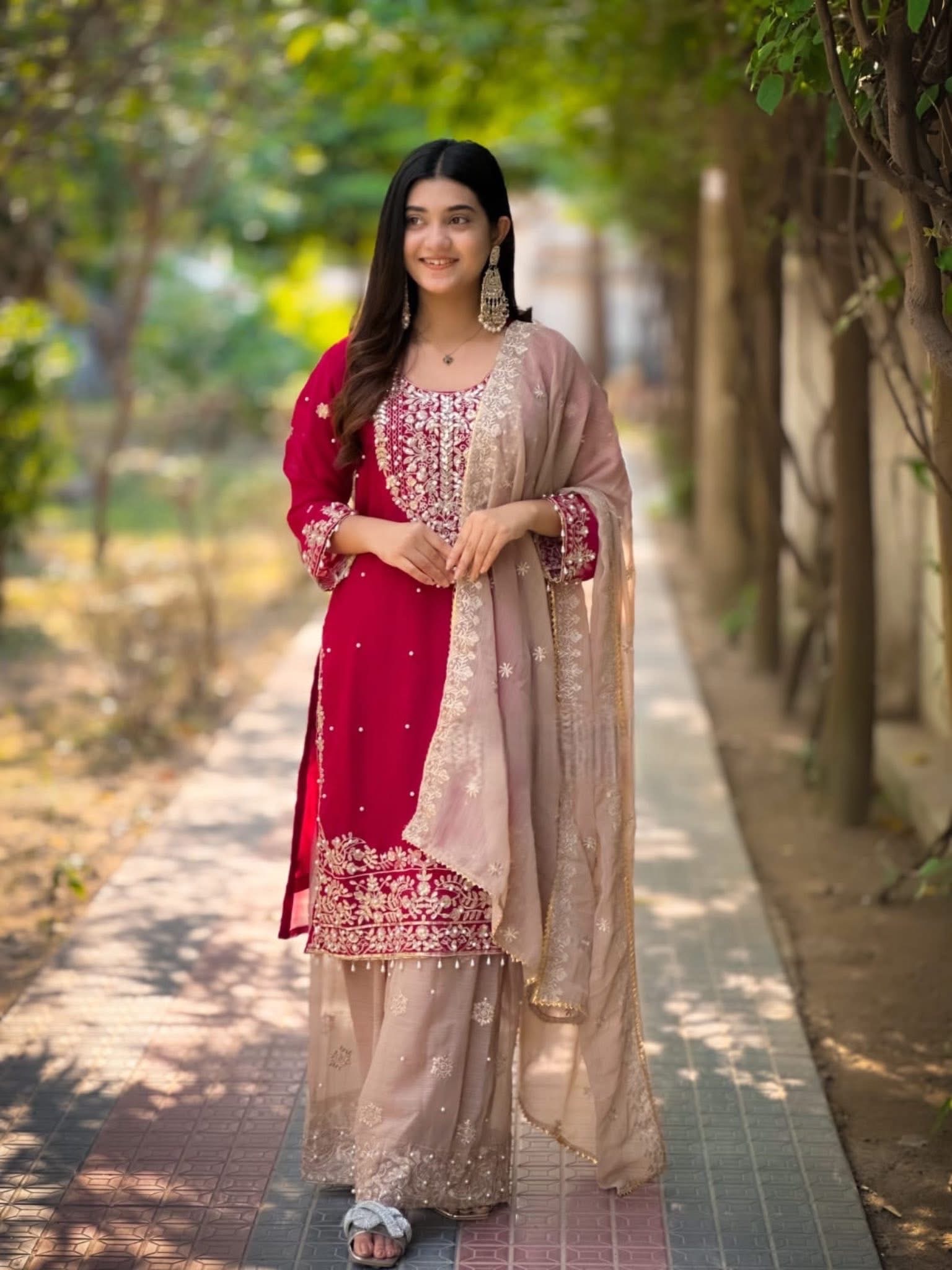 Luxury Party Wear Chiffon Georgette - Image 2