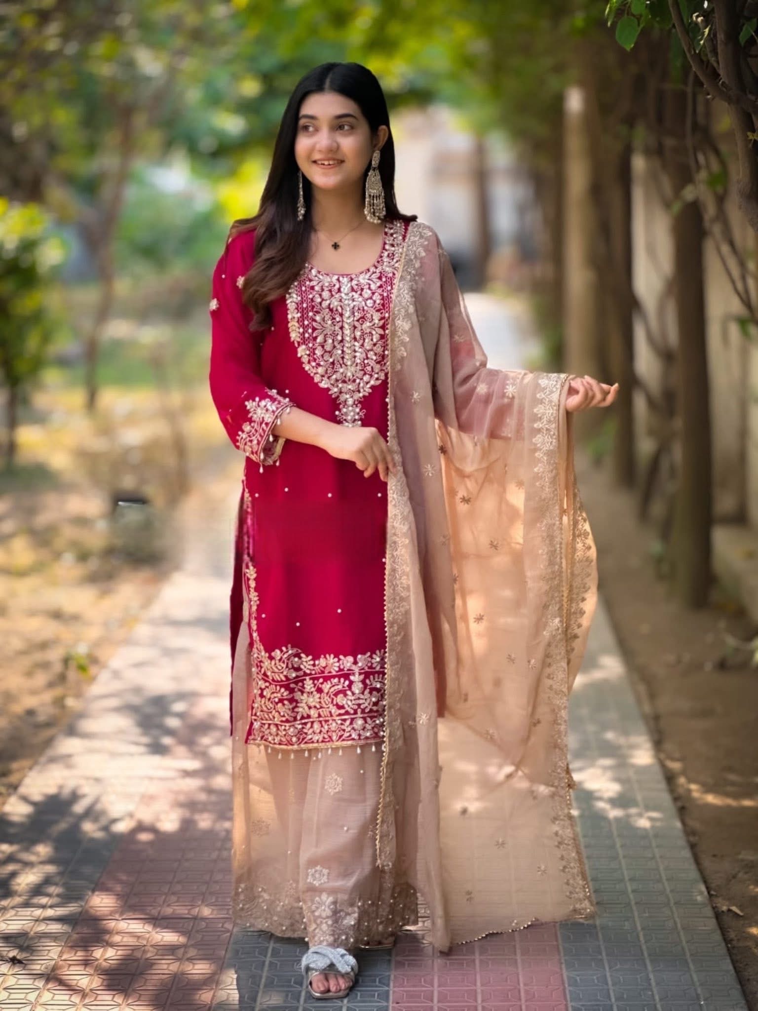 Luxury Party Wear Chiffon Georgette - Image 3