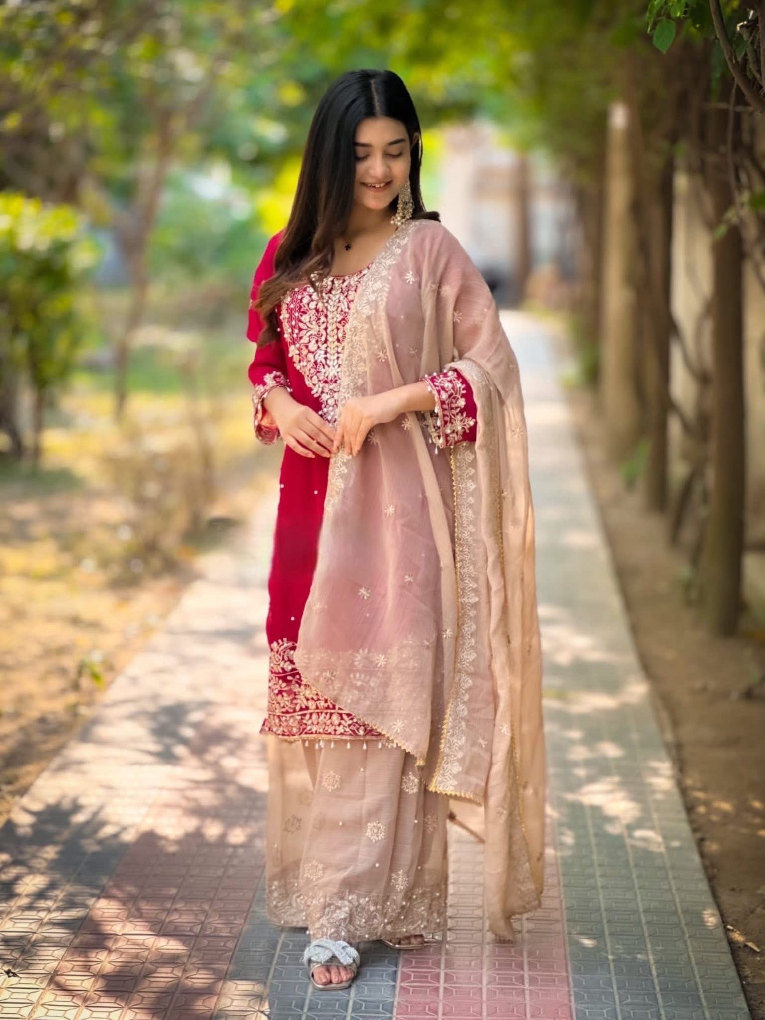 Luxury Party Wear Chiffon Georgette - Image 4