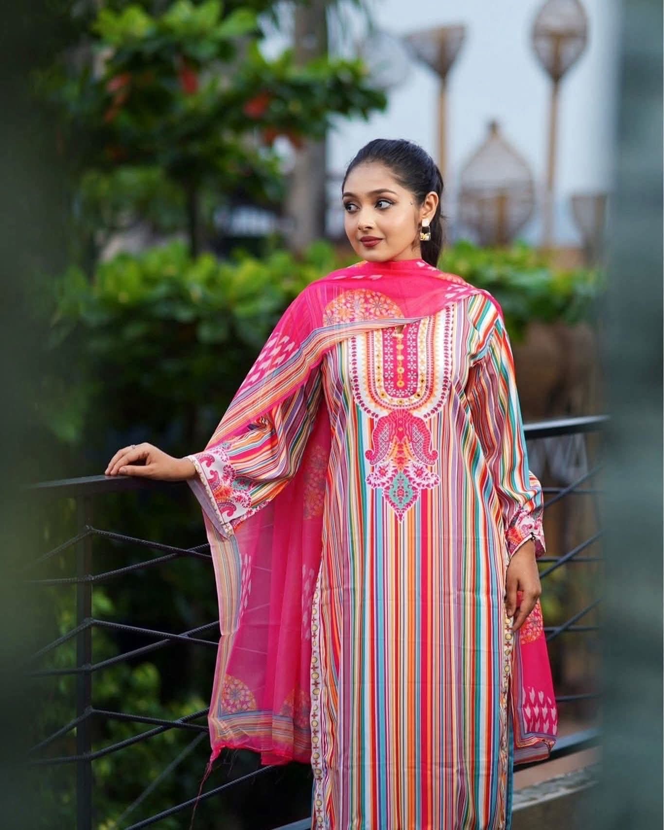 Premium Quality Digital Printed 3Pices - Image 4