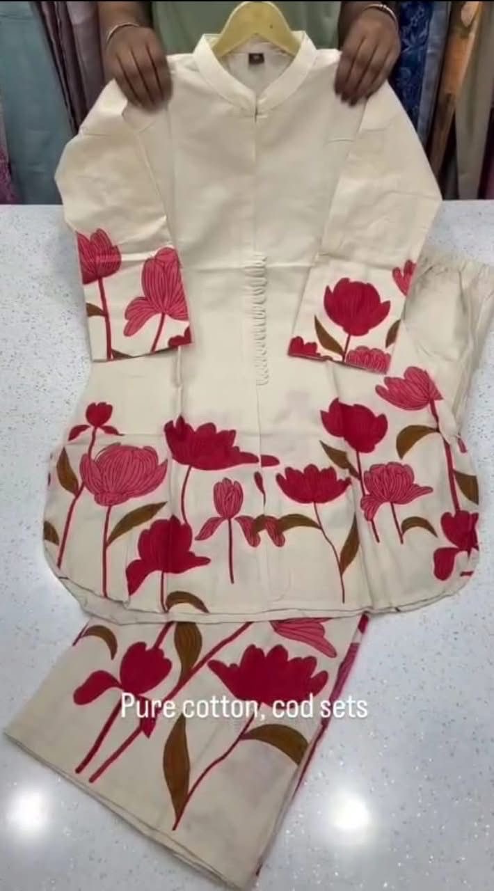 BEAUTIFUL COTTON PRINTED CO ORD SET - Image 2