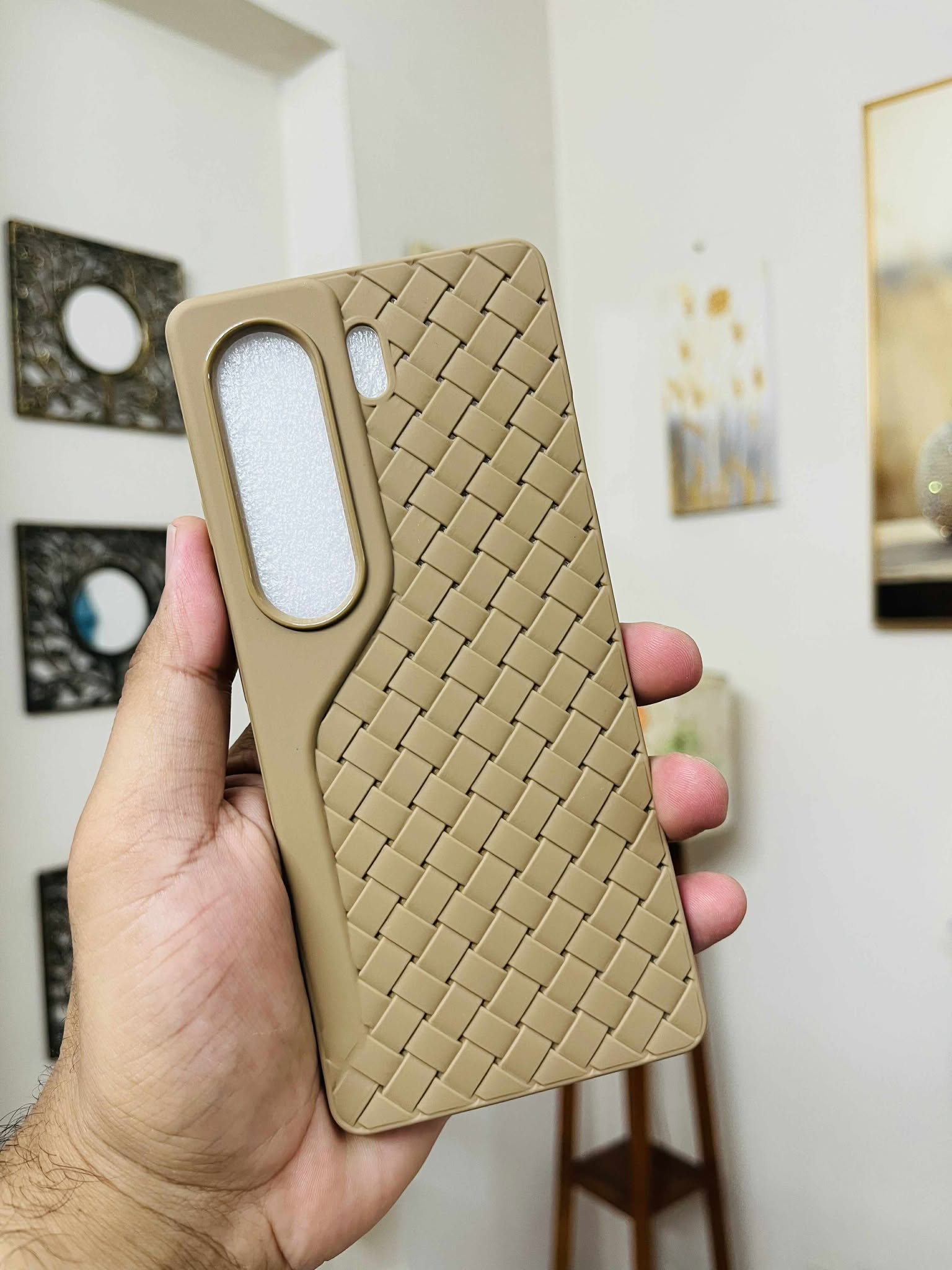 Tecno Camon 40 Back Cover Soft Silicone Premium Phone Case Brown Color