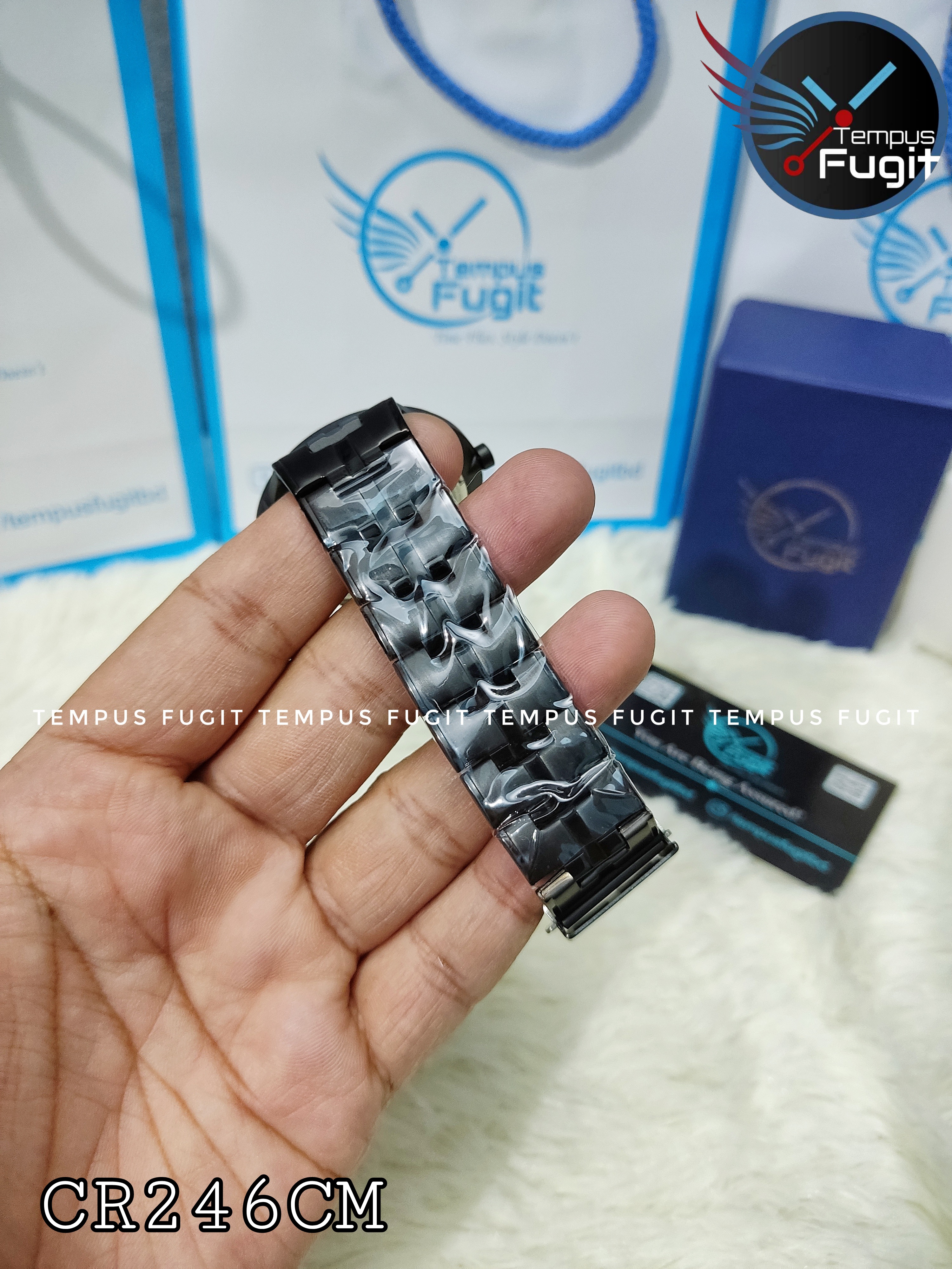 Curren 8321 Gents Chain Watch- Black Dial- Black Bezel- Black Chain- TF Code CR246CM_img_8