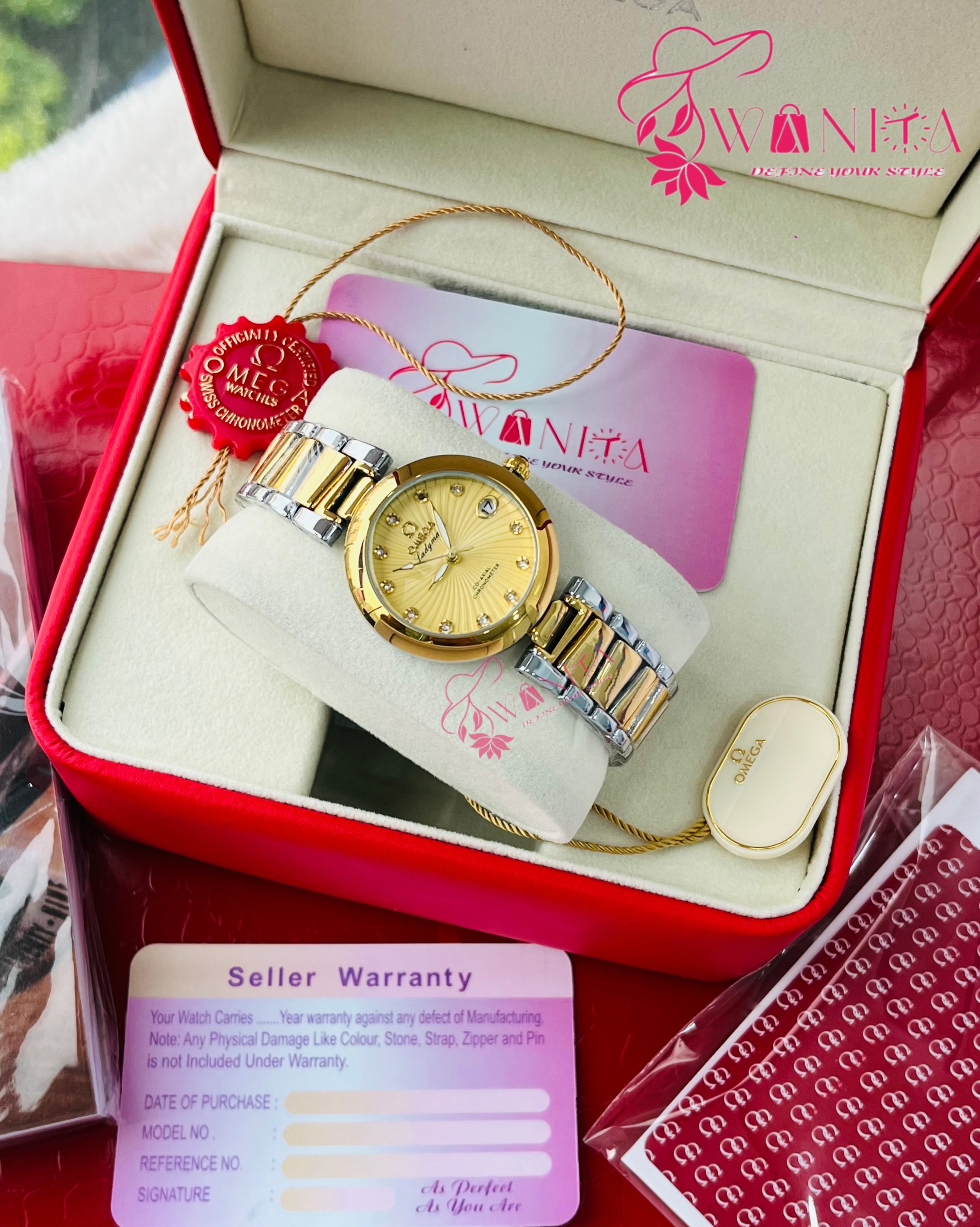 Omega Dual Tone Master Shade Dial Watch_img_0