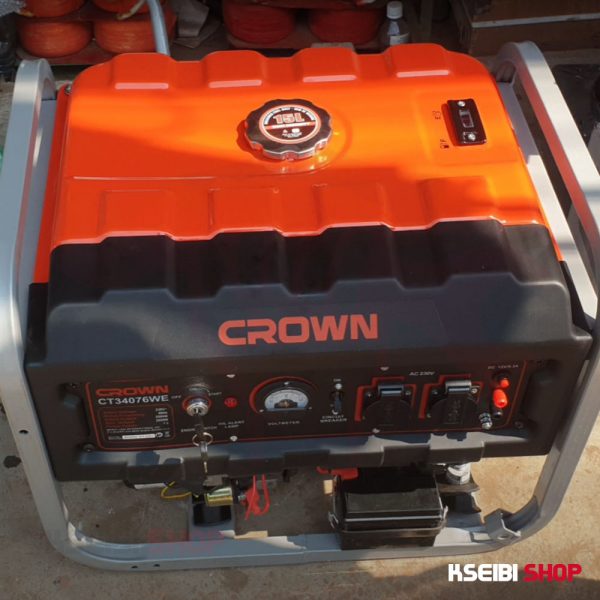 CROWN CT34076WE Generator 2.5KW Professional Gasoline Generator, 2.5KW, Electric Start, 230V; CT34076WE_img_2