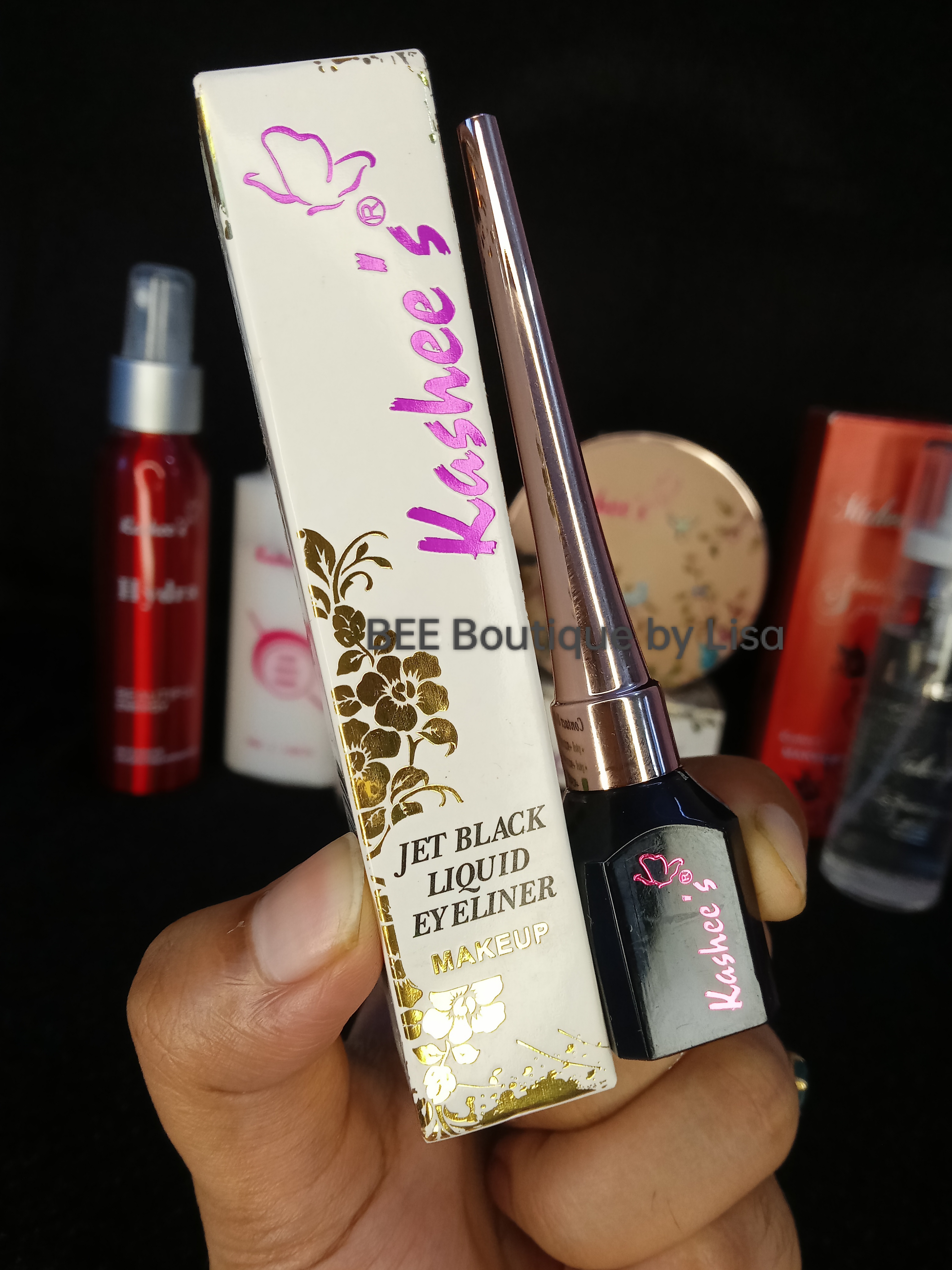 Kashee's jet black liquid eyeliner