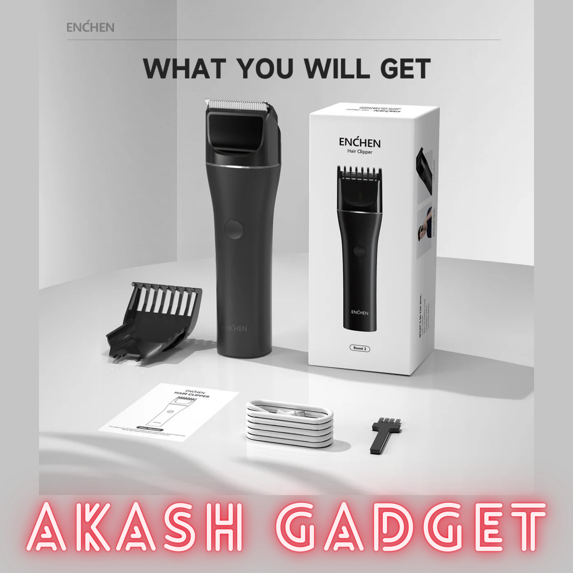 Enchen Boost 2 USB Type C Electric Hair Clipper for Men_img_3