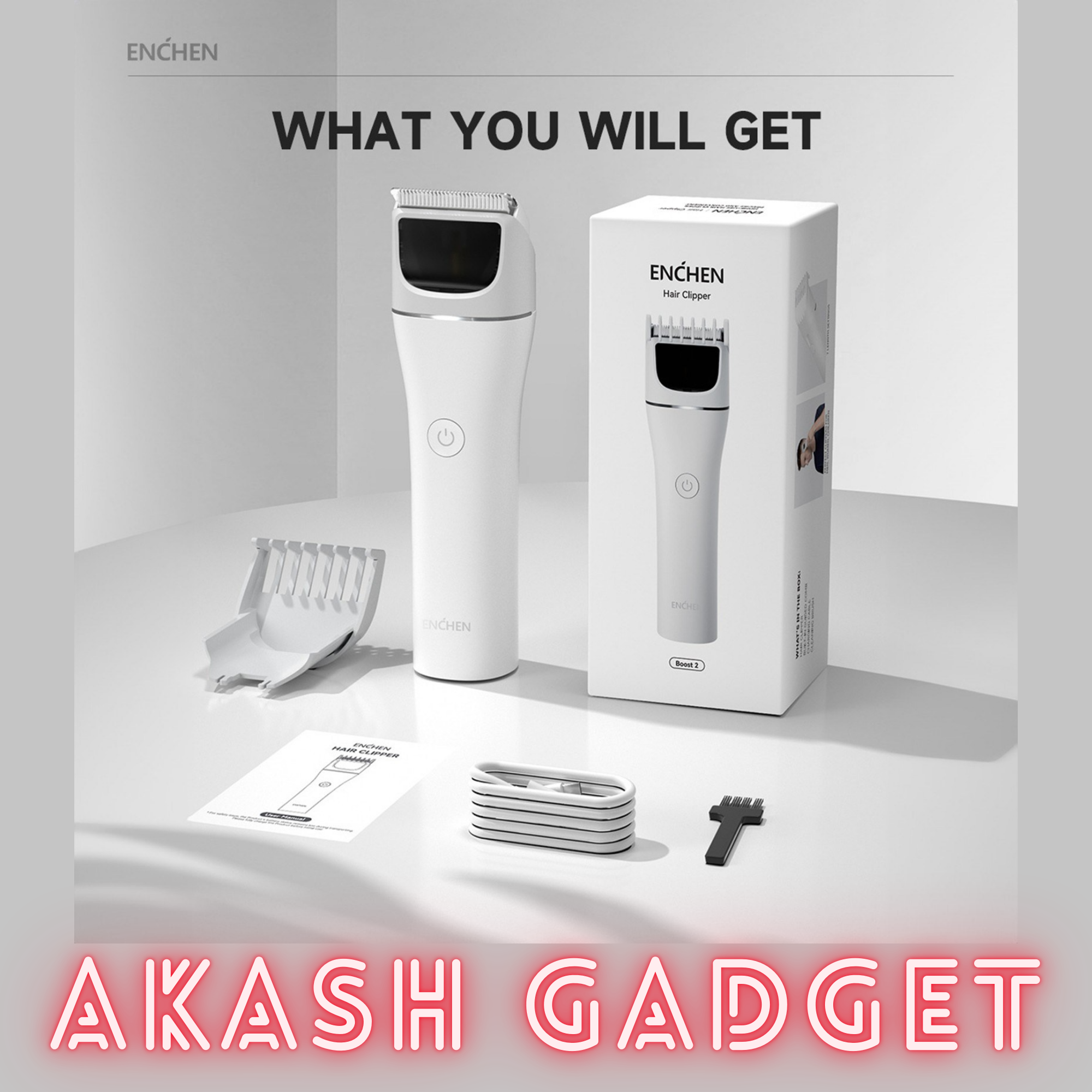 Enchen Boost 2 USB Type C Electric Hair Clipper for Men_img_2