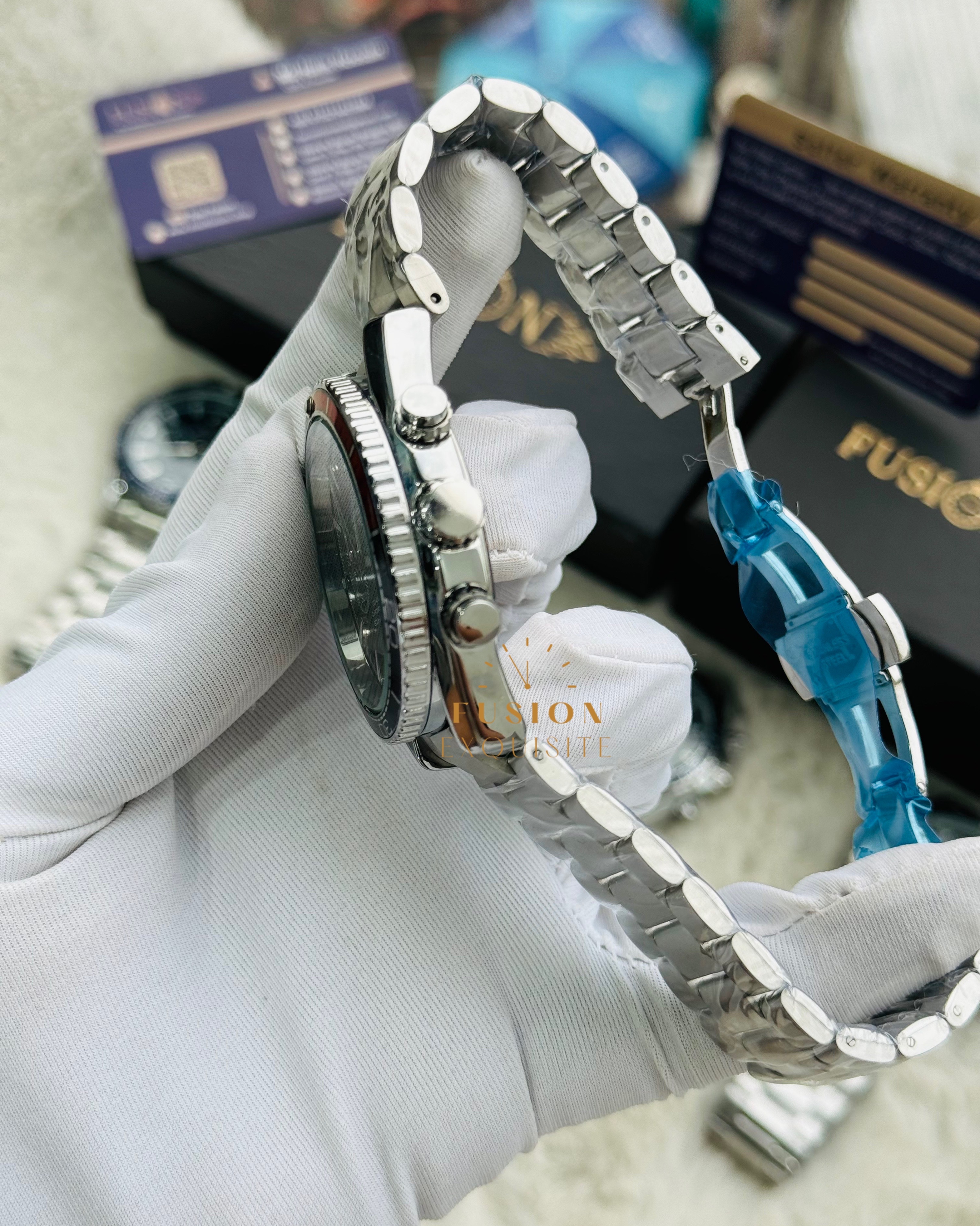 Omega Seamaster Blue Dial Chronograph Watch (AA Grade)_img_1