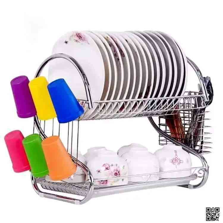 2 Layer Kitchen Dish Rack_img_1