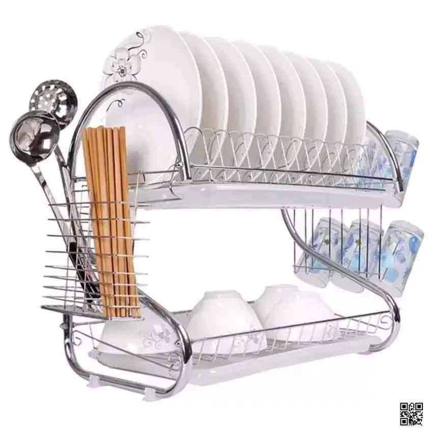 2 Layer Kitchen Dish Rack_img_2