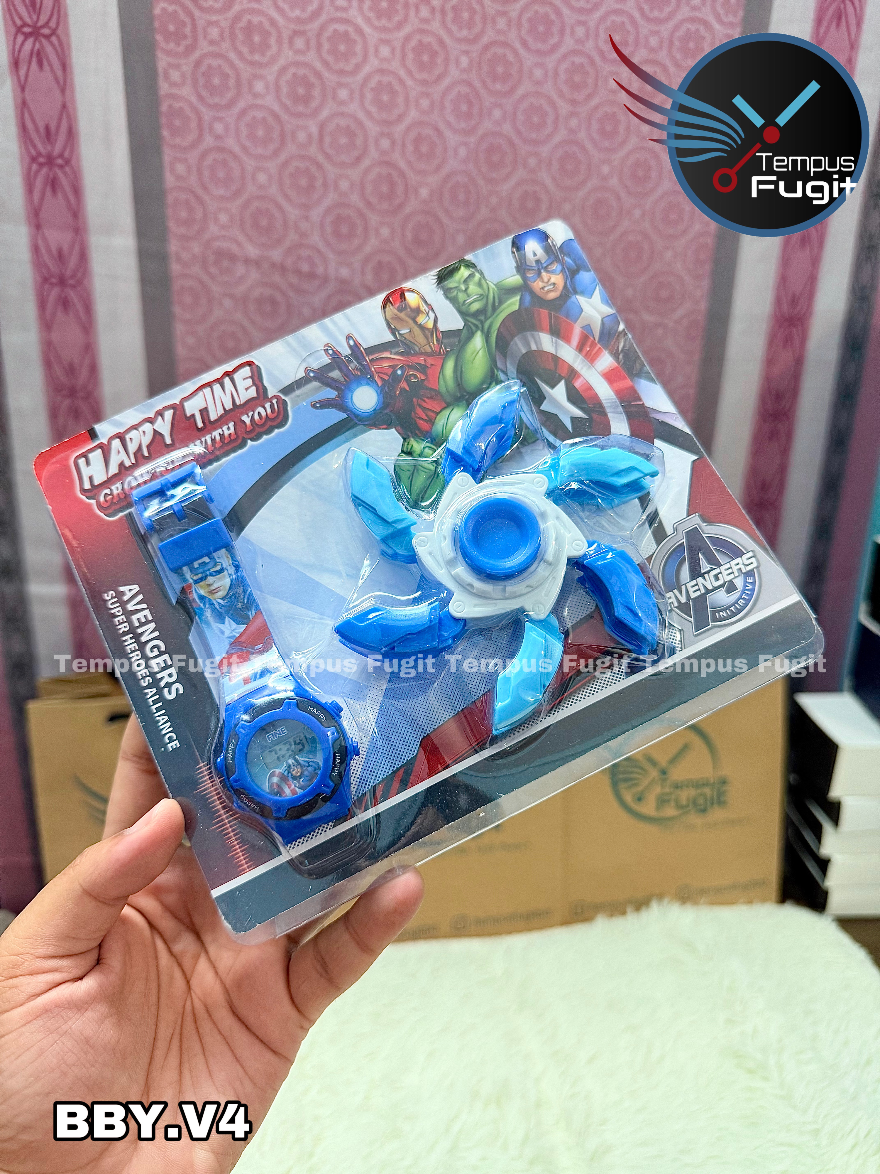BBY.V4 Baby watch with fidget spinner- Avengers_img_0