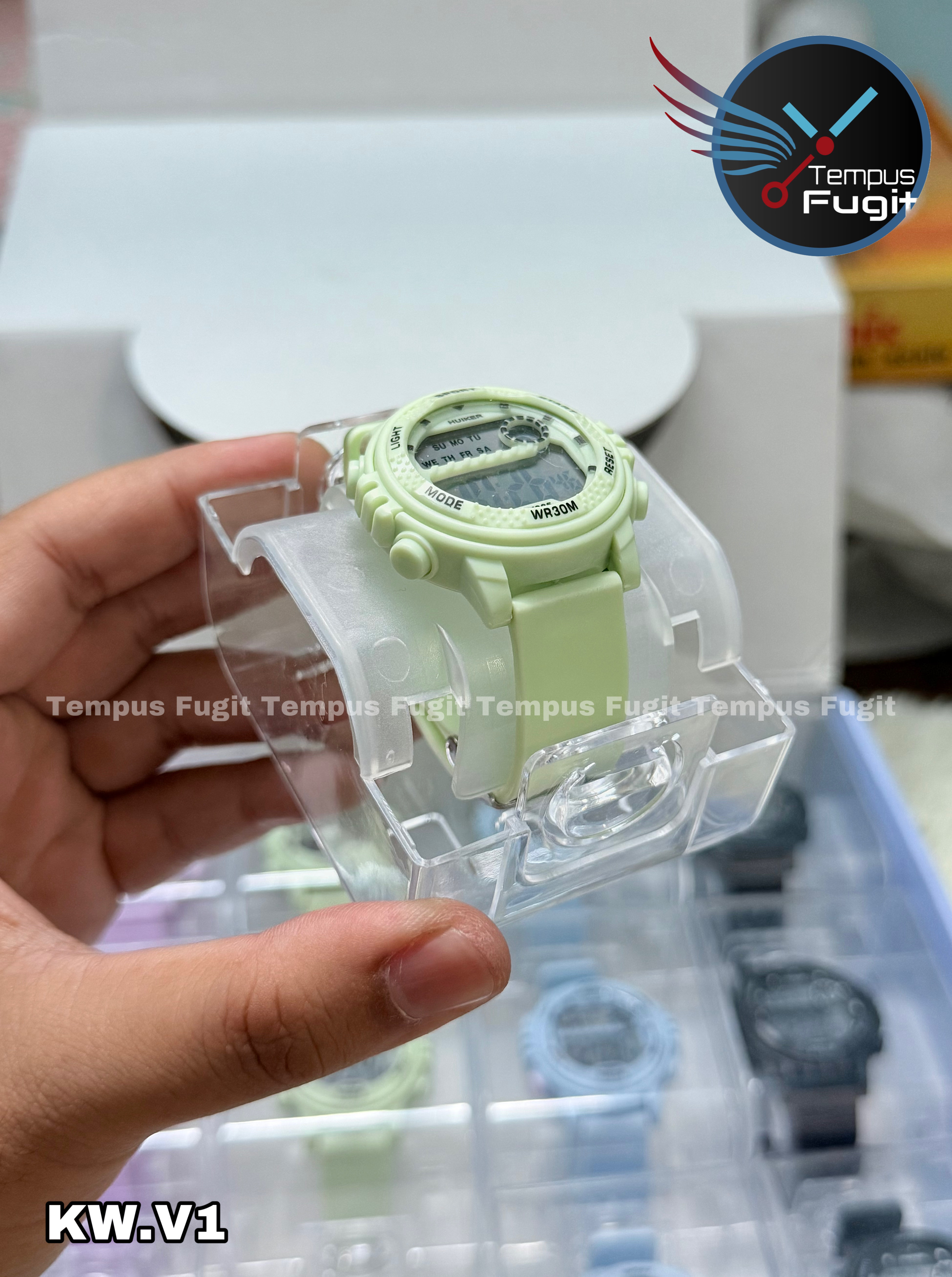 KW.V1 Kids Watch from Huiker- Green_img_2