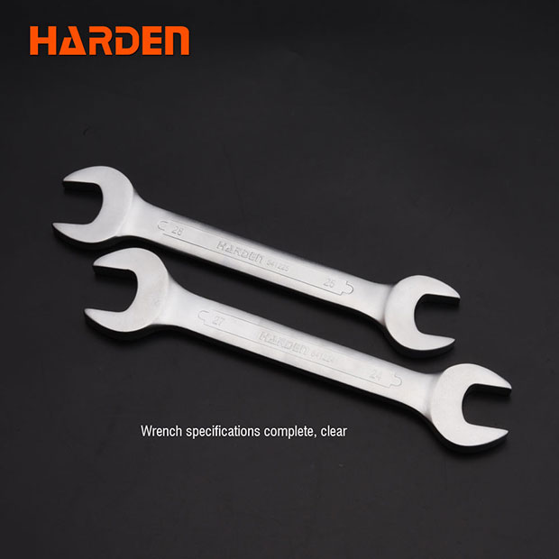 HARDEN Double Open End Spanner Wrench Dulley Spanner; ( 6x7 | 8x9 | 10x11 | 12x13 | 14x15 | 16x17 | 18x19 | 20x22 | 21x23 | 24x27 | 25x28| 30x32mm ) 541206 to 541230_img_5