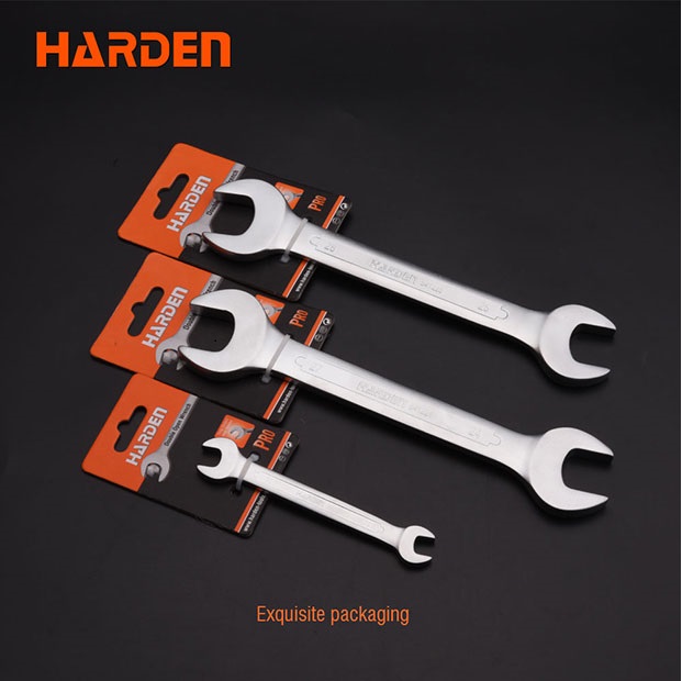 HARDEN Double Open End Spanner Wrench Dulley Spanner; ( 6x7 | 8x9 | 10x11 | 12x13 | 14x15 | 16x17 | 18x19 | 20x22 | 21x23 | 24x27 | 25x28| 30x32mm ) 541206 to 541230_img_6