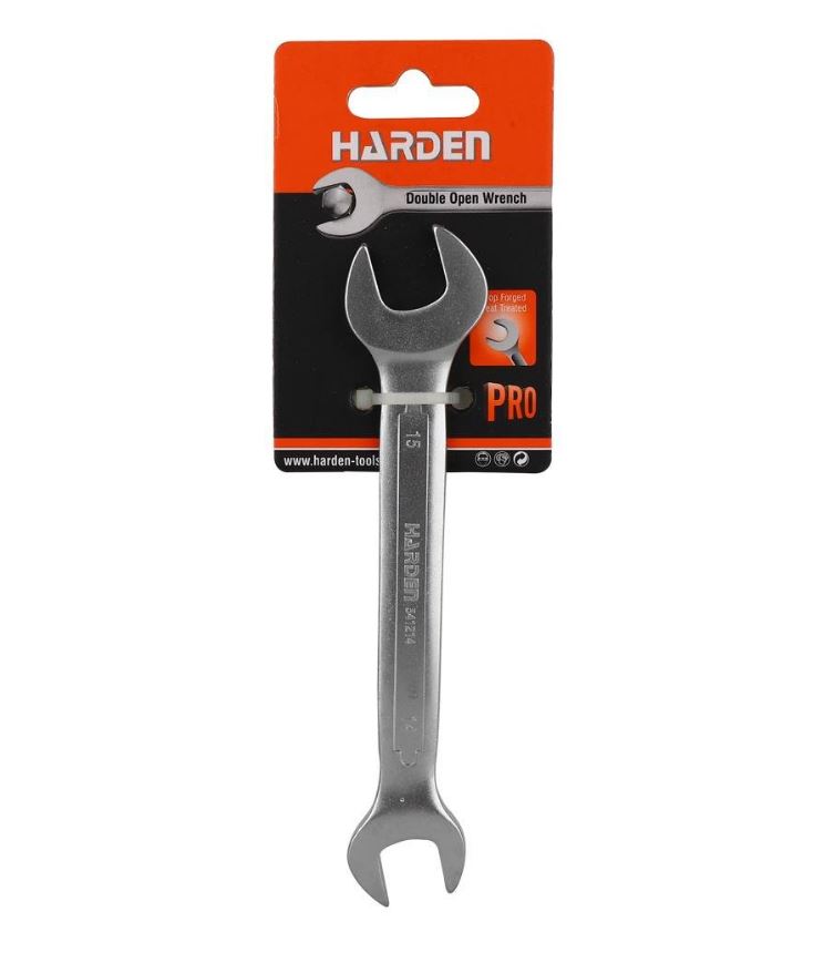 HARDEN Double Open End Spanner Wrench Dulley Spanner; ( 6x7 | 8x9 | 10x11 | 12x13 | 14x15 | 16x17 | 18x19 | 20x22 | 21x23 | 24x27 | 25x28| 30x32mm ) 541206 to 541230_img_12