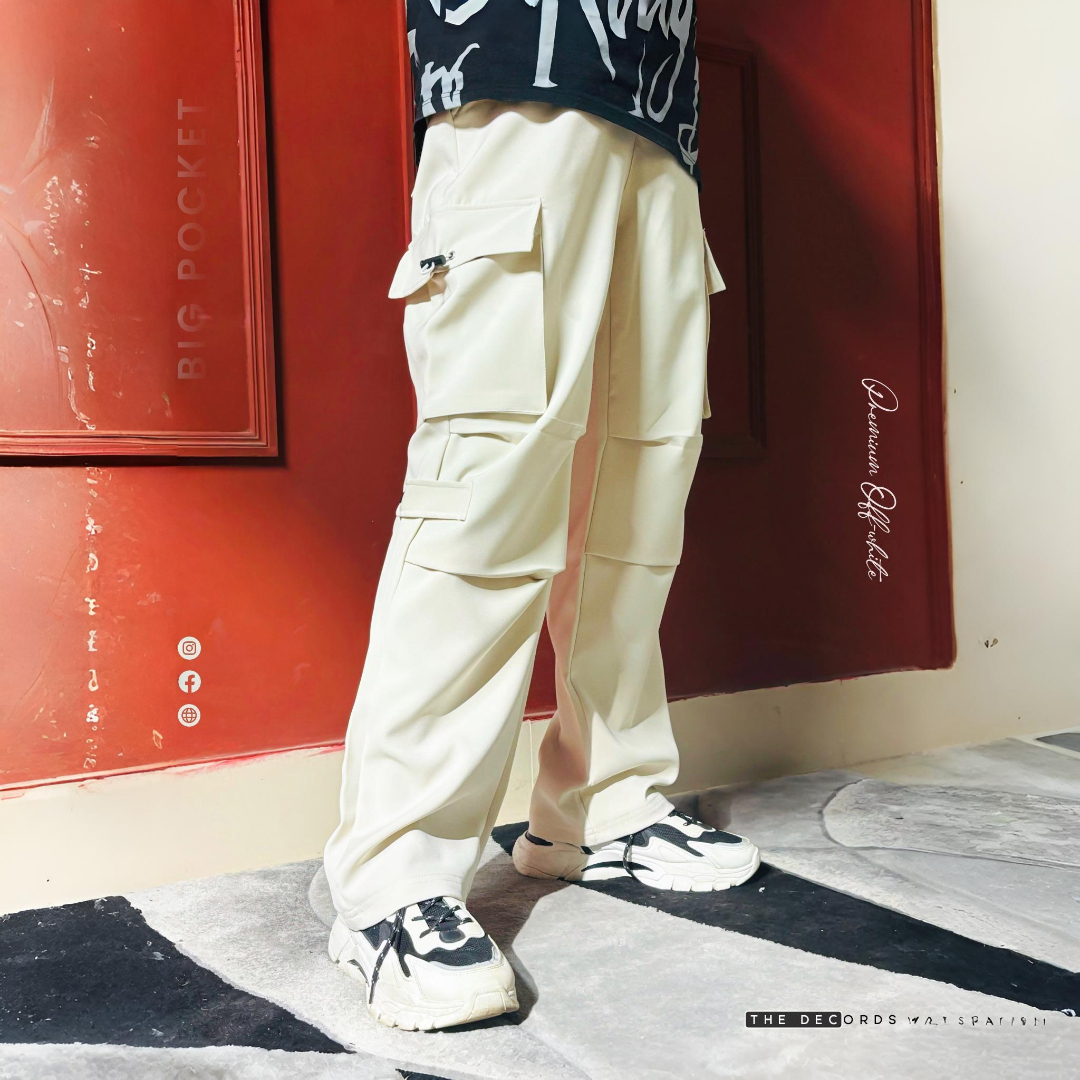 Baggy Cargo Pant (PURE OFF-WHITE)