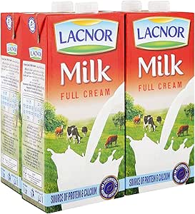 Lacnor Full Cream Milk - 1 Litre (Pack of 4)_img_0