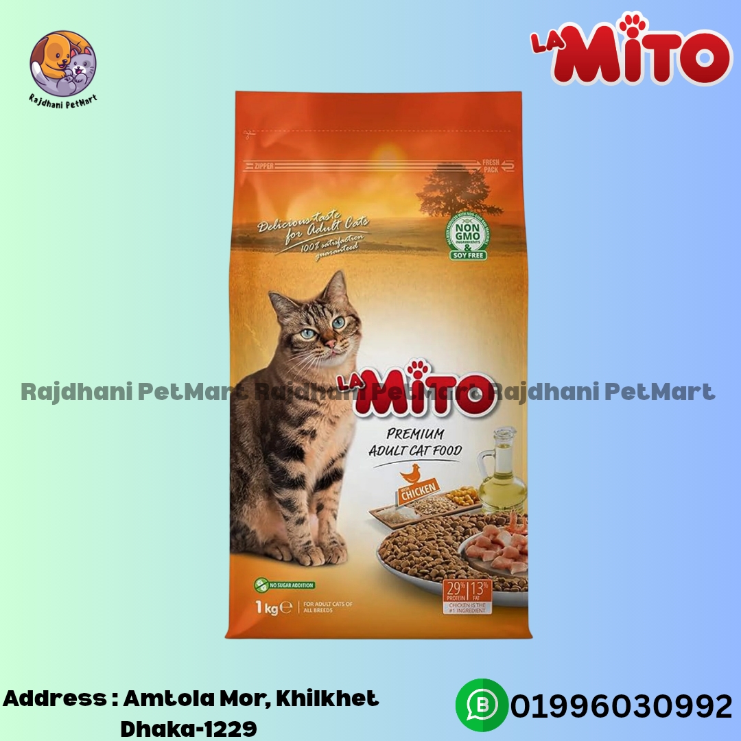 Mito Premium Adult Cat Food with Chicken 1Kg