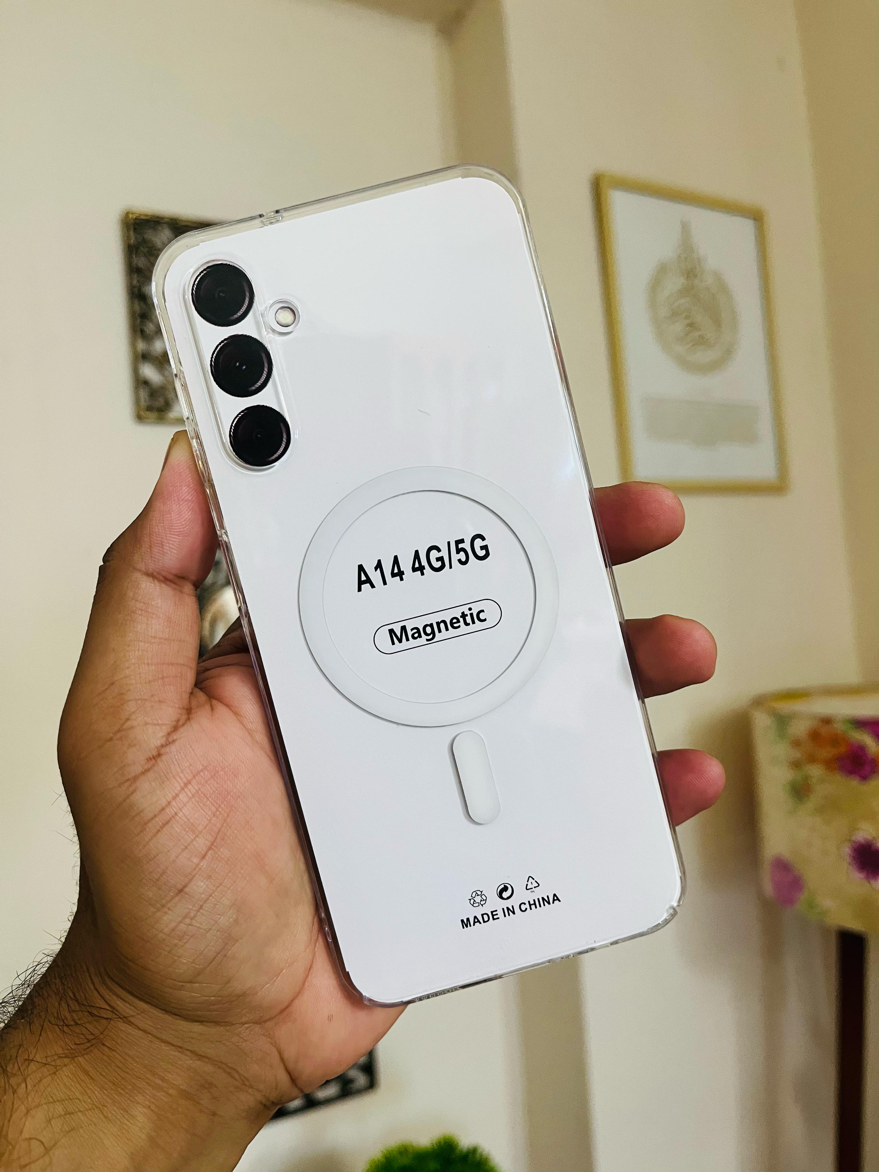 Samsung Galaxy A14 4G/5G Back Cover Anti Yellow With Magsafe Design_img_3