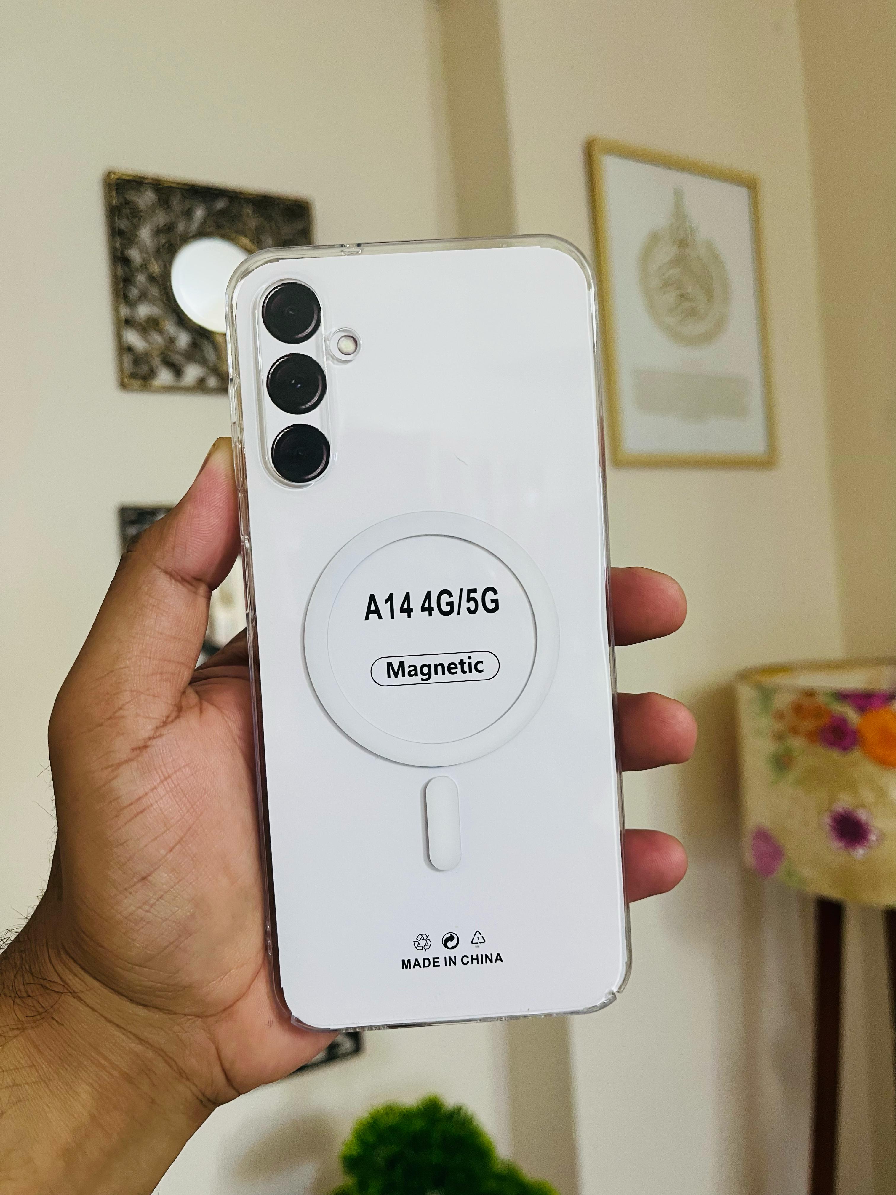 Samsung Galaxy A14 4G/5G Back Cover Anti Yellow With Magsafe Design_img_1