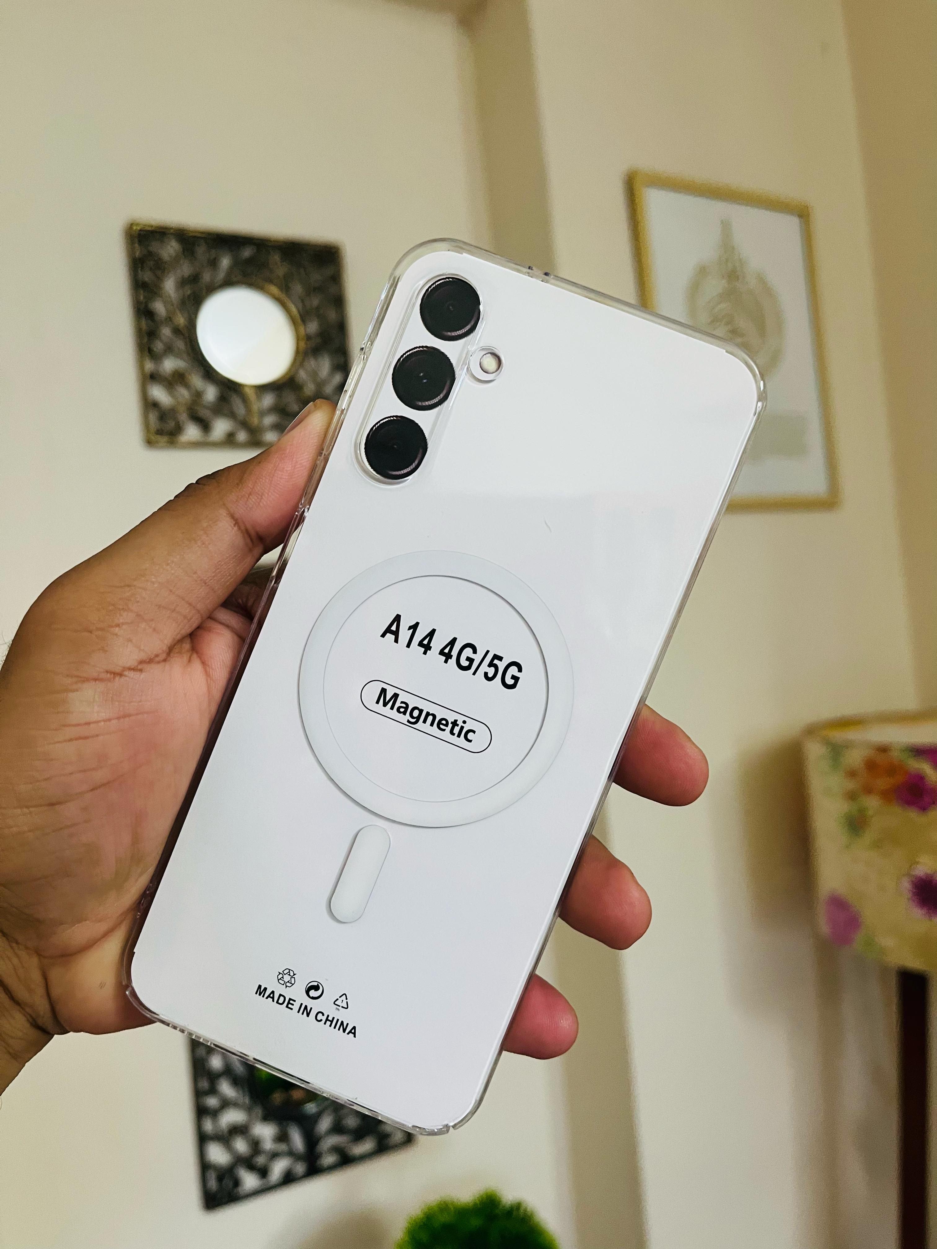 Samsung Galaxy A14 4G/5G Back Cover Anti Yellow With Magsafe Design_img_2