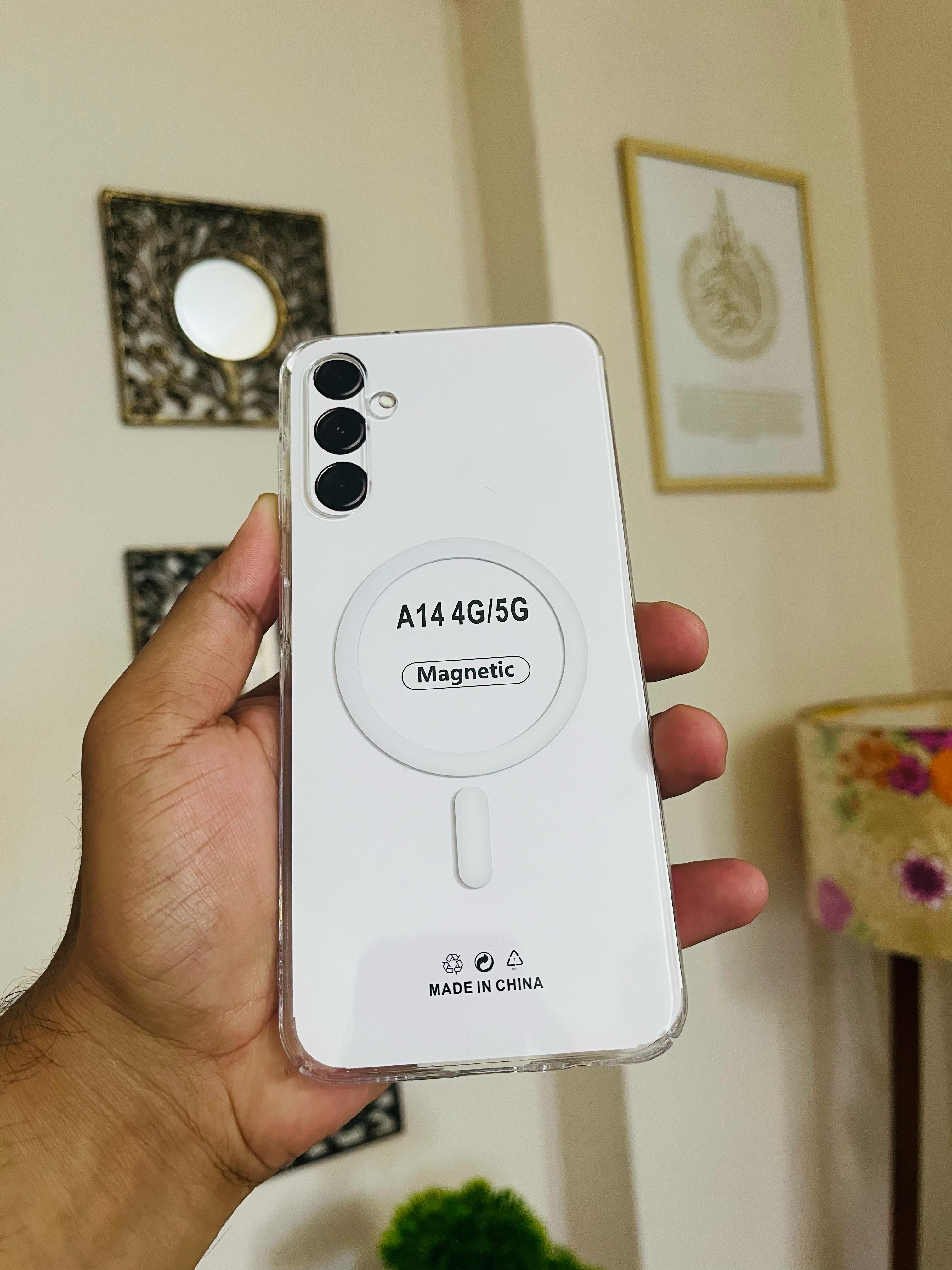 Samsung Galaxy A14 4G/5G Back Cover Anti Yellow With Magsafe Design_img_4