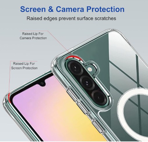 Samsung Galaxy A14 4G/5G Back Cover Anti Yellow With Magsafe Design_img_7