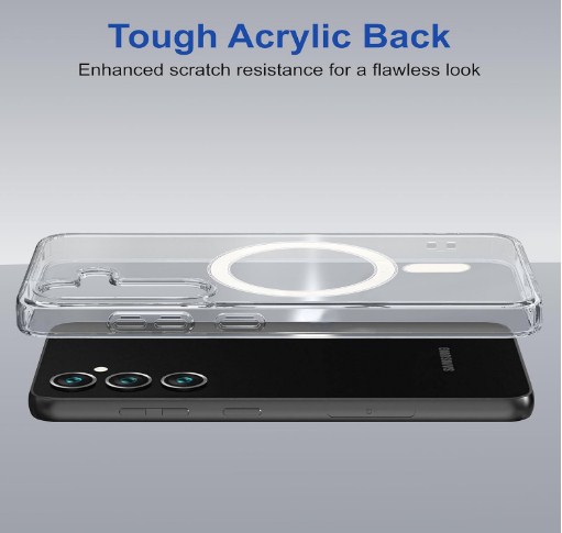 Samsung Galaxy A14 4G/5G Back Cover Anti Yellow With Magsafe Design_img_5