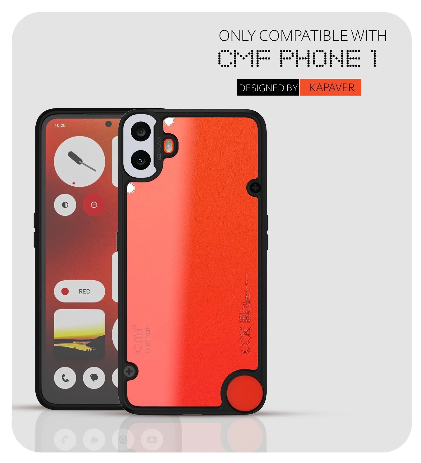 Q Series CMF 1 Phone Case Back Cover Hard Transparent Anti Yellow_img_2