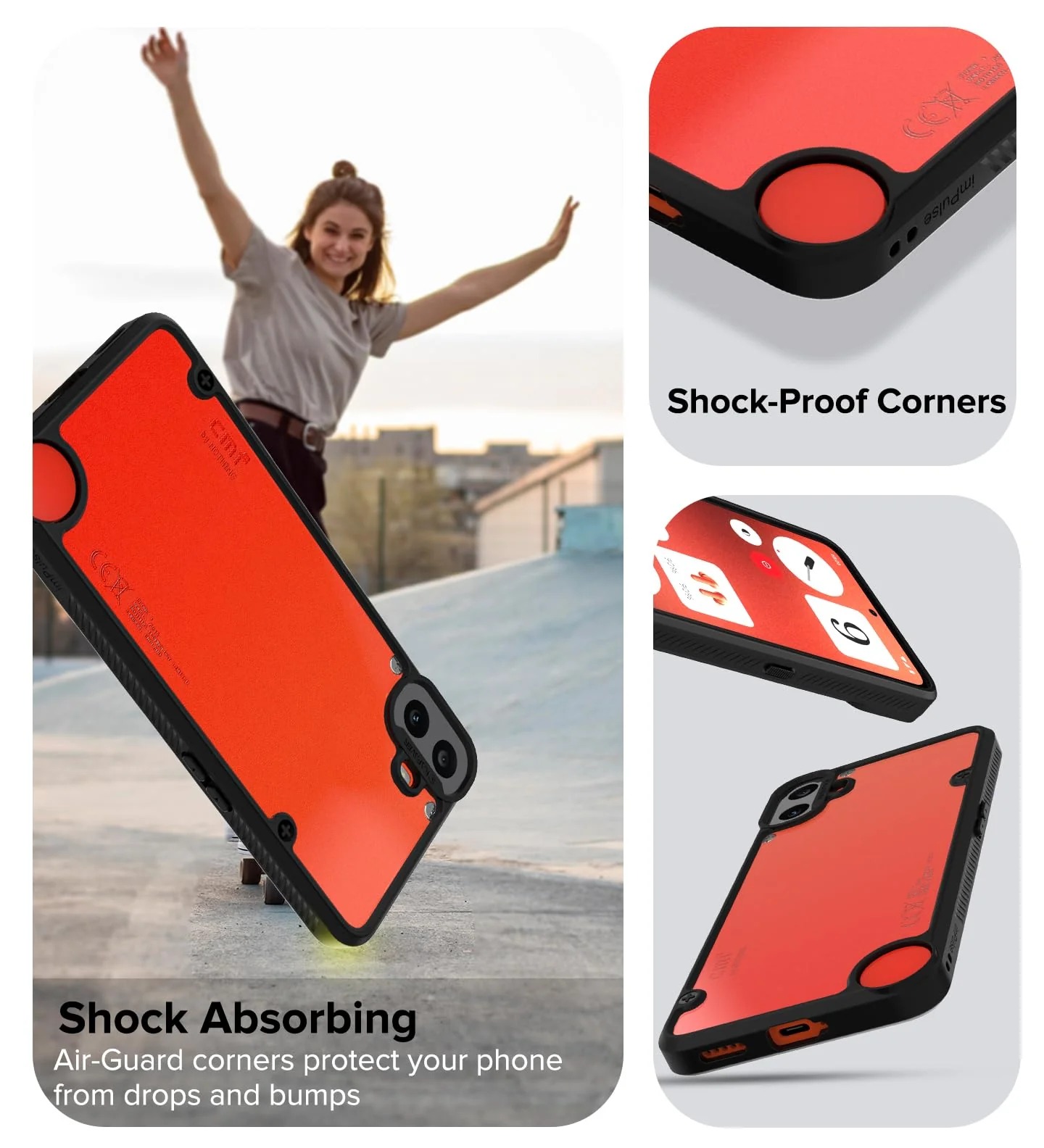 Q Series CMF 1 Phone Case Back Cover Hard Transparent Anti Yellow_img_4