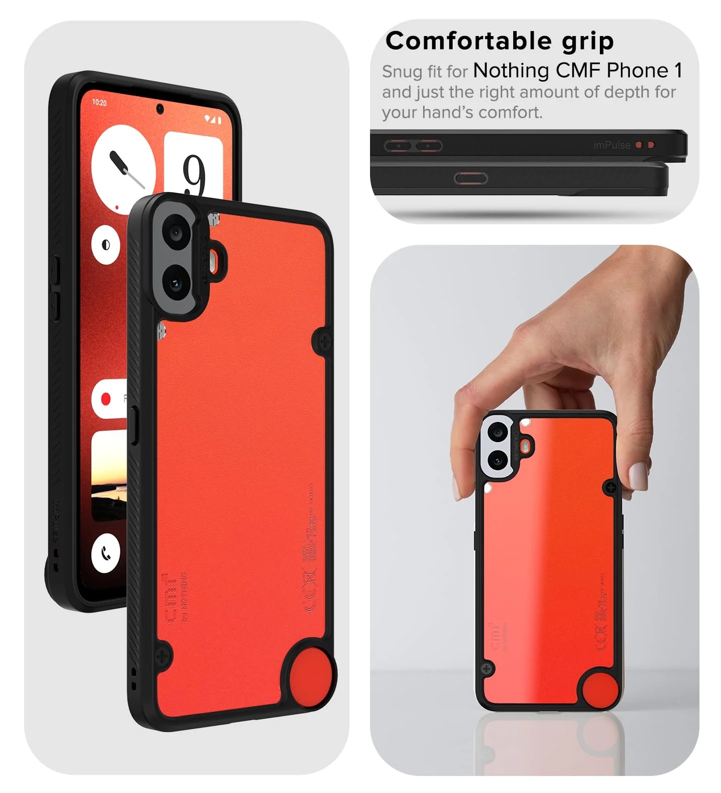 Q Series CMF 1 Phone Case Back Cover Hard Transparent Anti Yellow_img_5