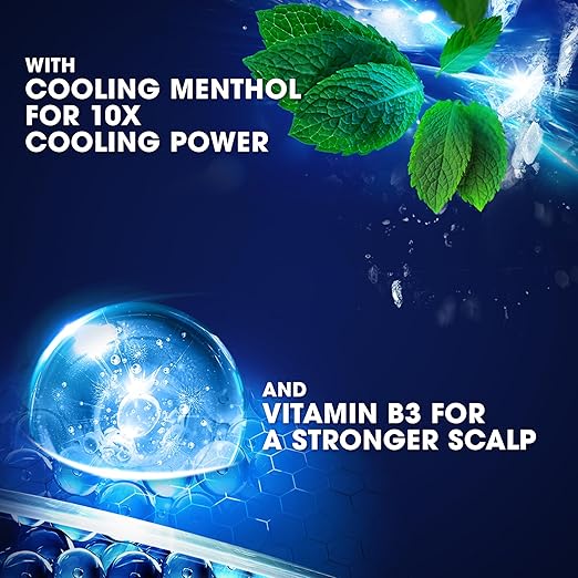 CLEAR Shampoo for men, anti-dandruff shampoo, Cool Sport Menthol, 100% Dandruff-free hair^ & Nourished Scalp, 350 ml_img_4