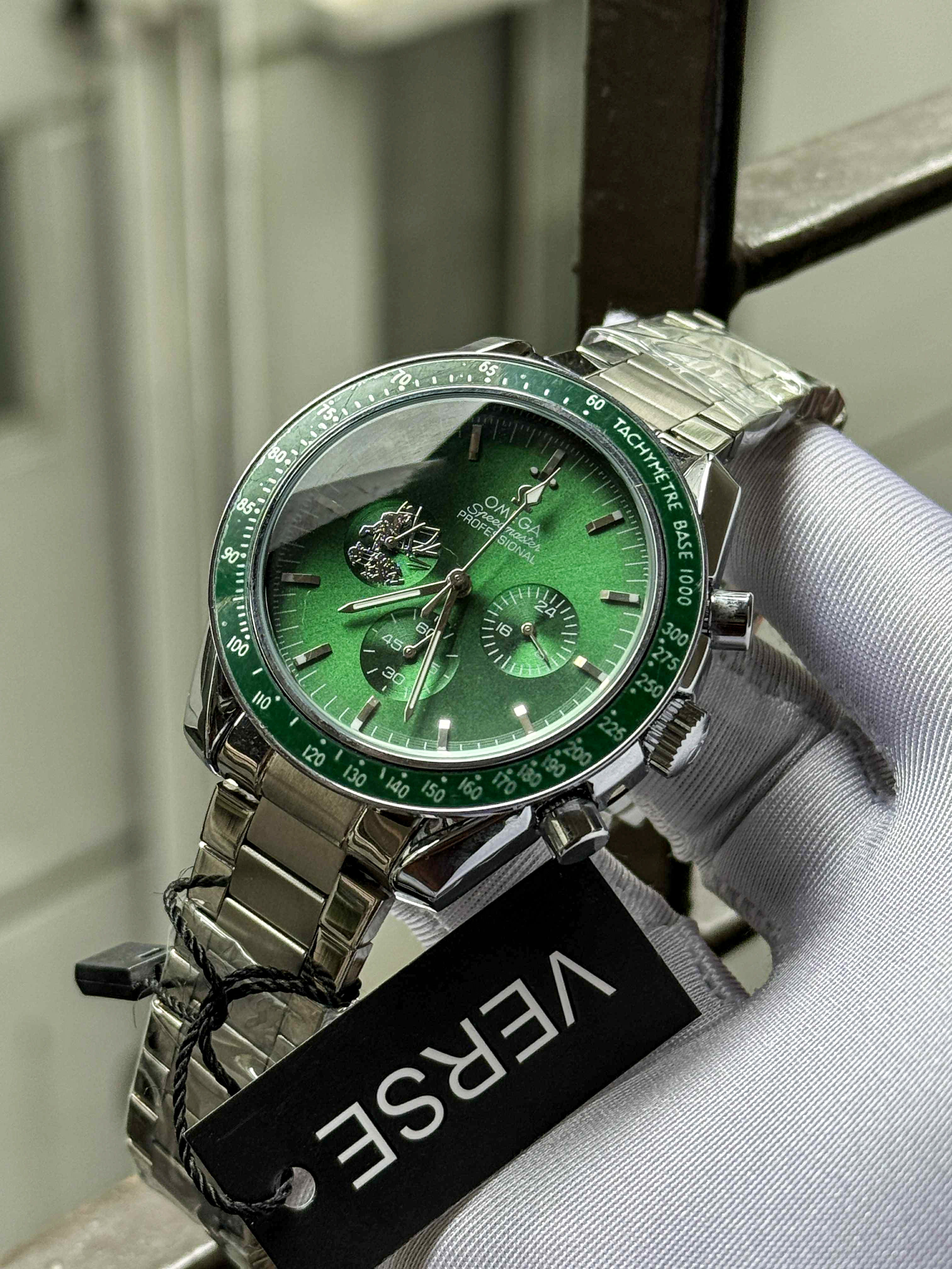 Omega Speedmaster Chain Green Dial
