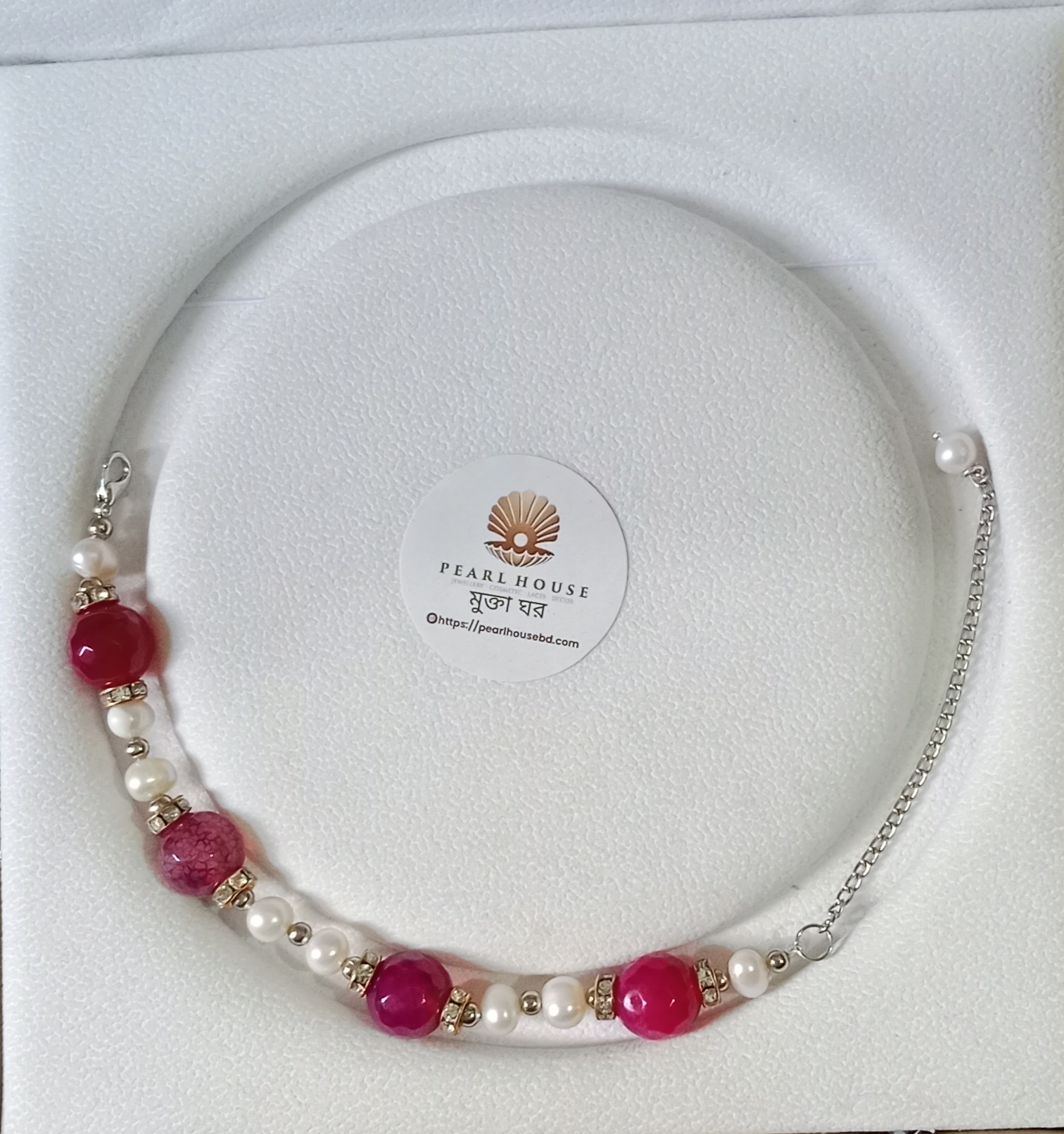 Pearl & marble stone combination Bracelet_img_0