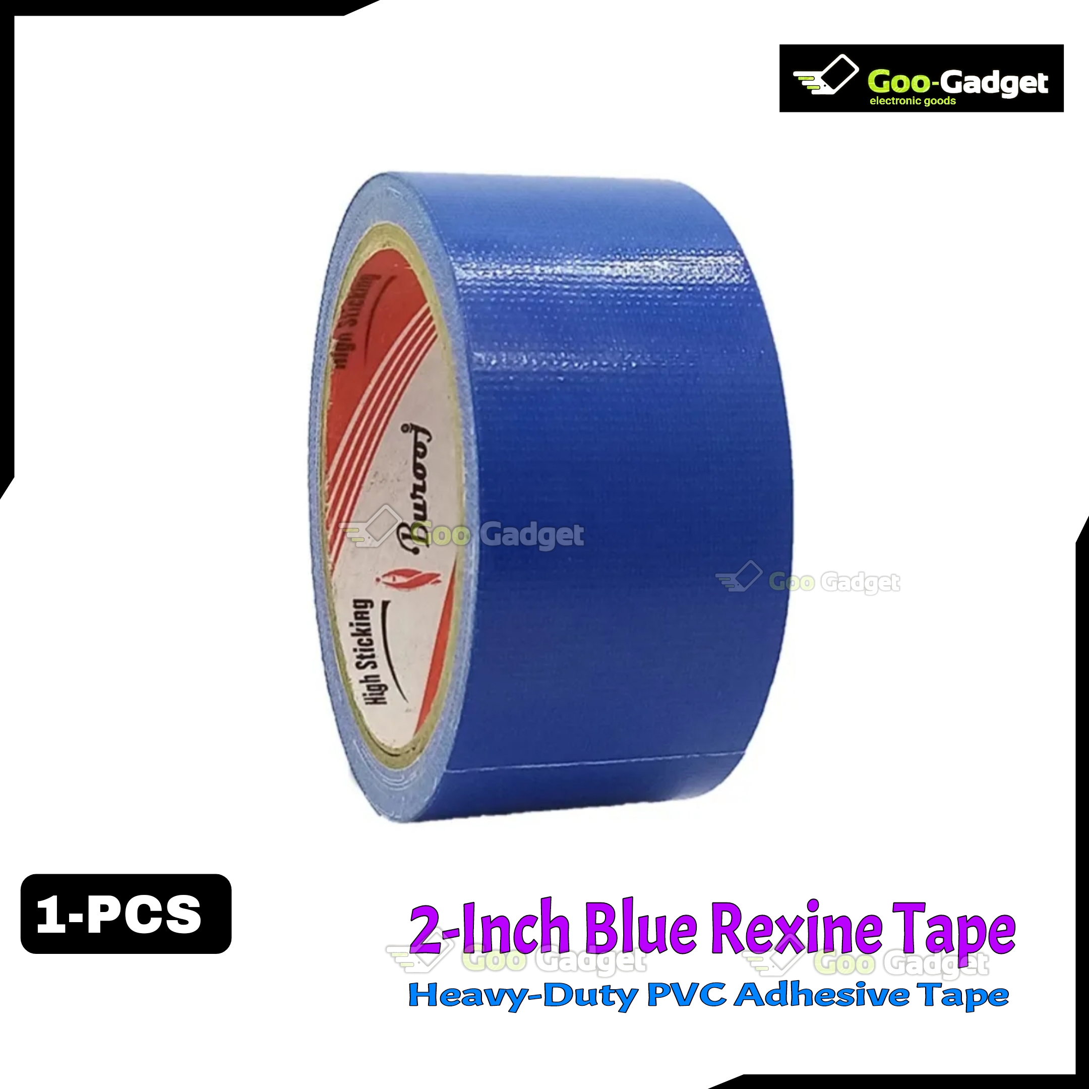 2-Inch Blue Rexine Tape /Binding Tape – Heavy-Duty PVC Adhesive Tape