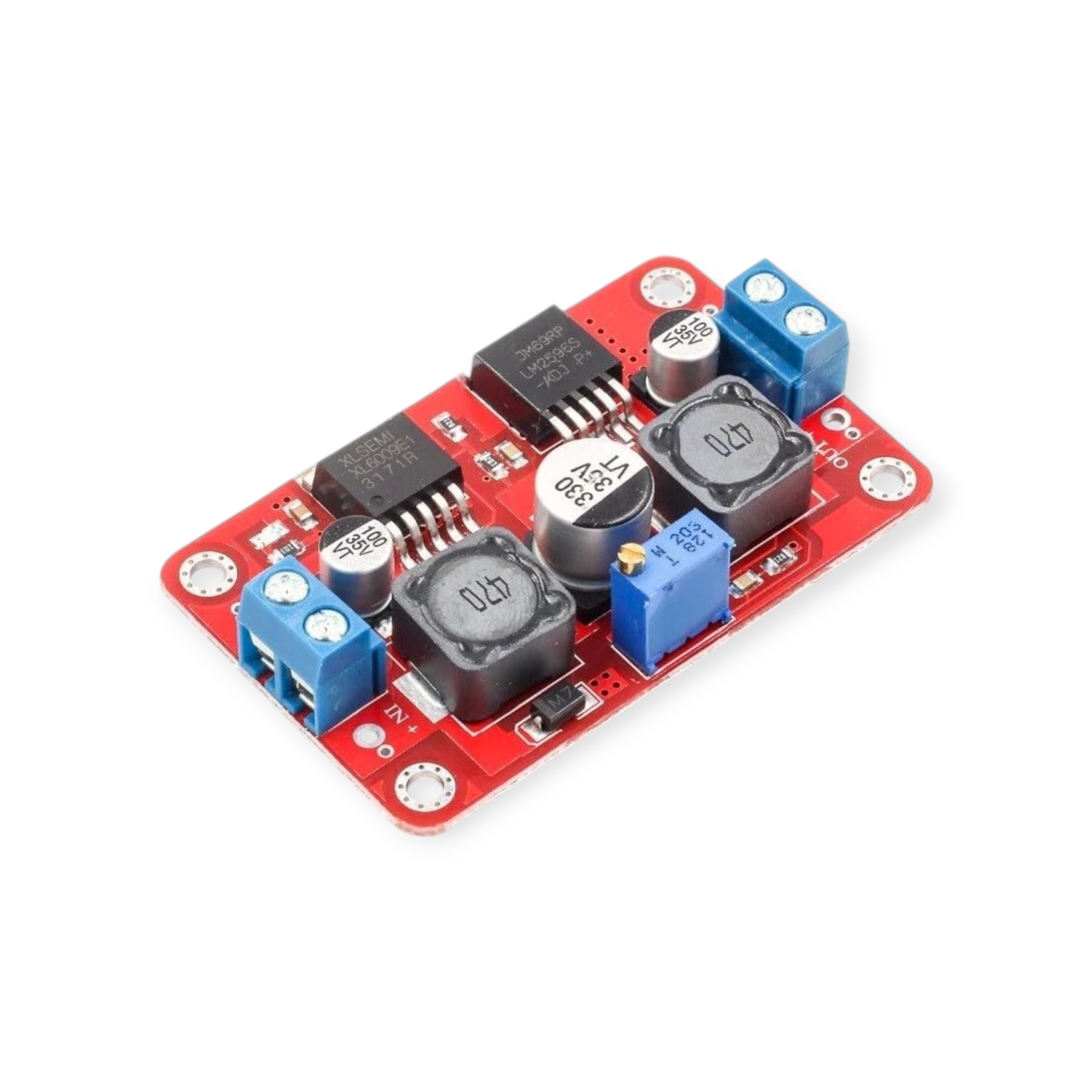 XL6009 LM2596S Automatic | C7A2 DC-DC Step-Up & Step-Down Power Converter Module | 1.25V–26V to 3.5V–28V | 3A