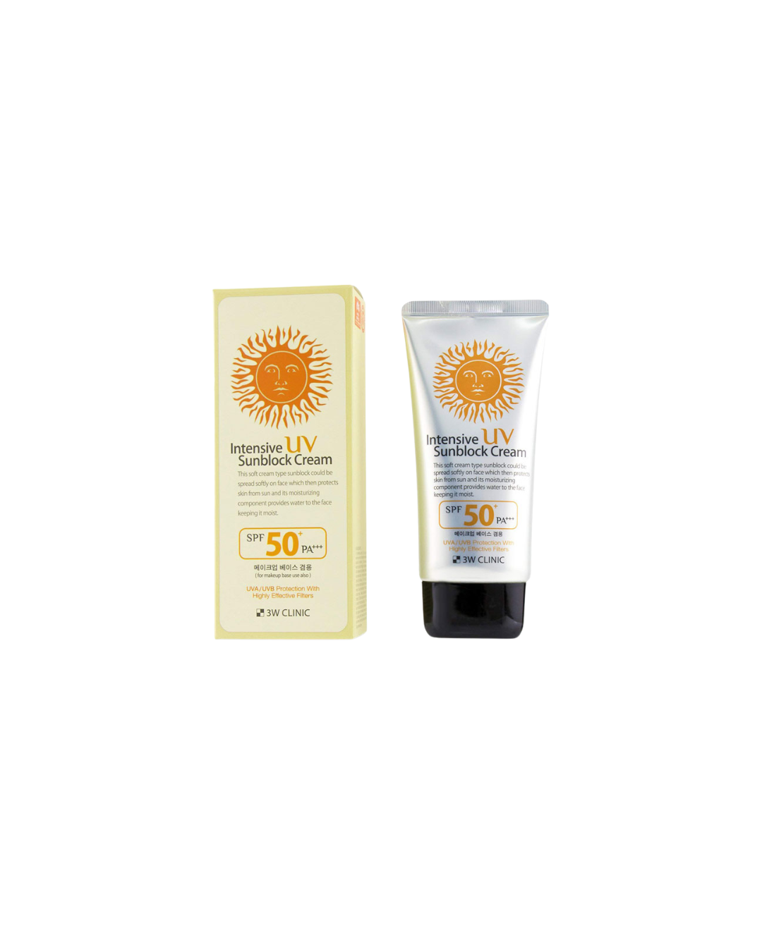 3W CLINIC  Intensive UV Sunblock Cream SPF50+ Pa+++ 70ML_img_1