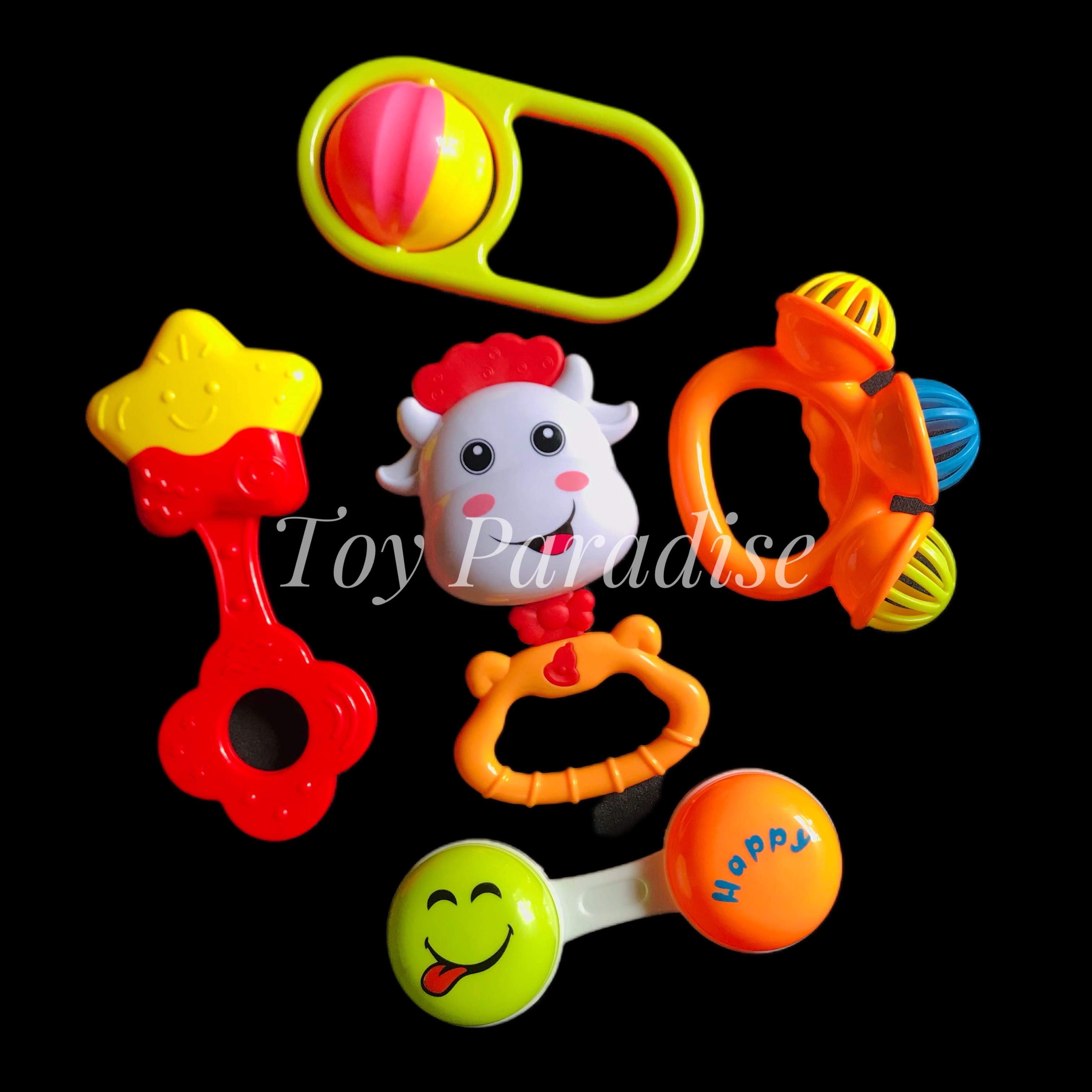 5pcs Baby Rattles Set