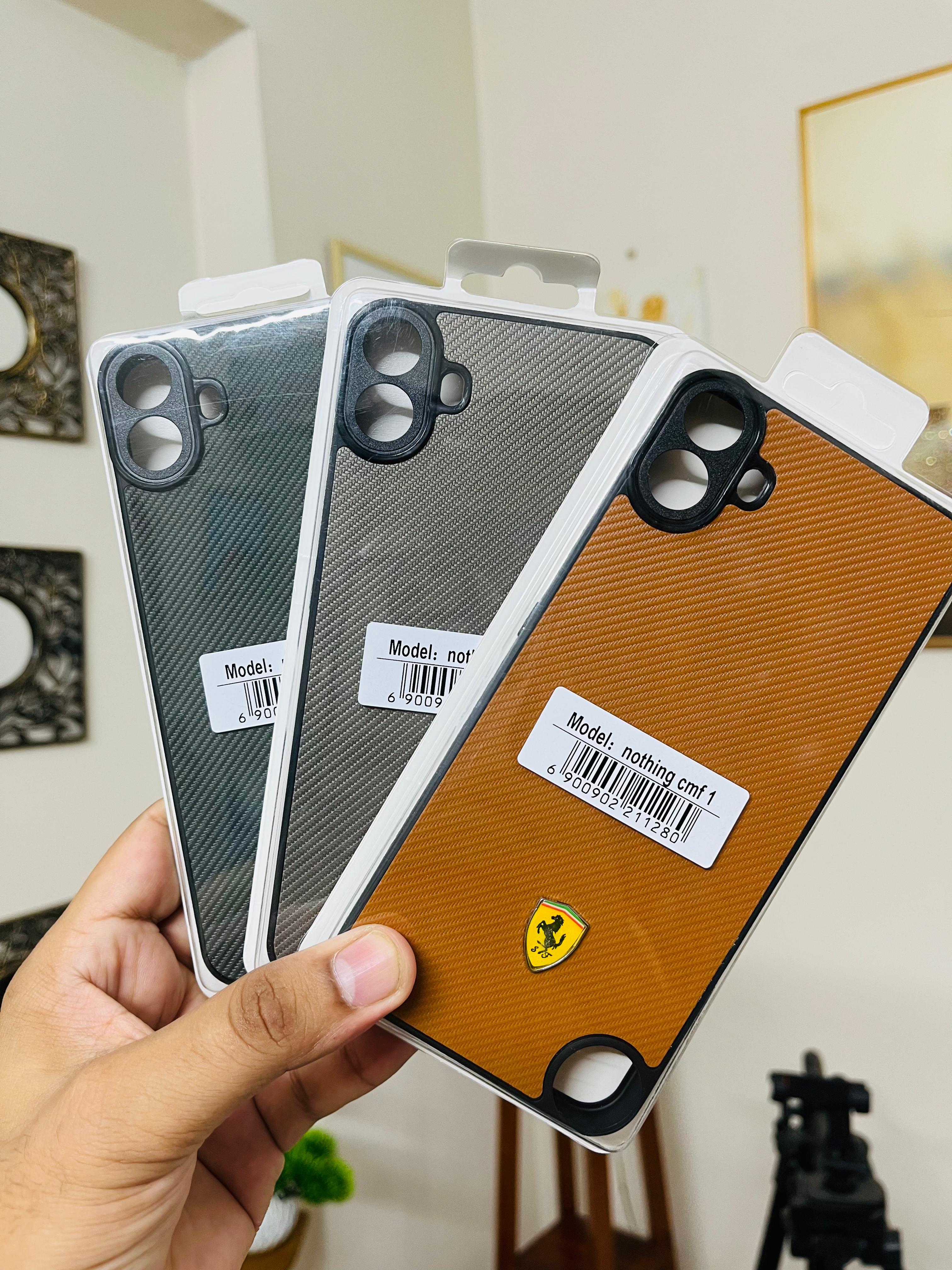 CMF Phone 1 Back Cover Carbon Fiber WIth Logo Design Premium Phone Back Cover_img_5