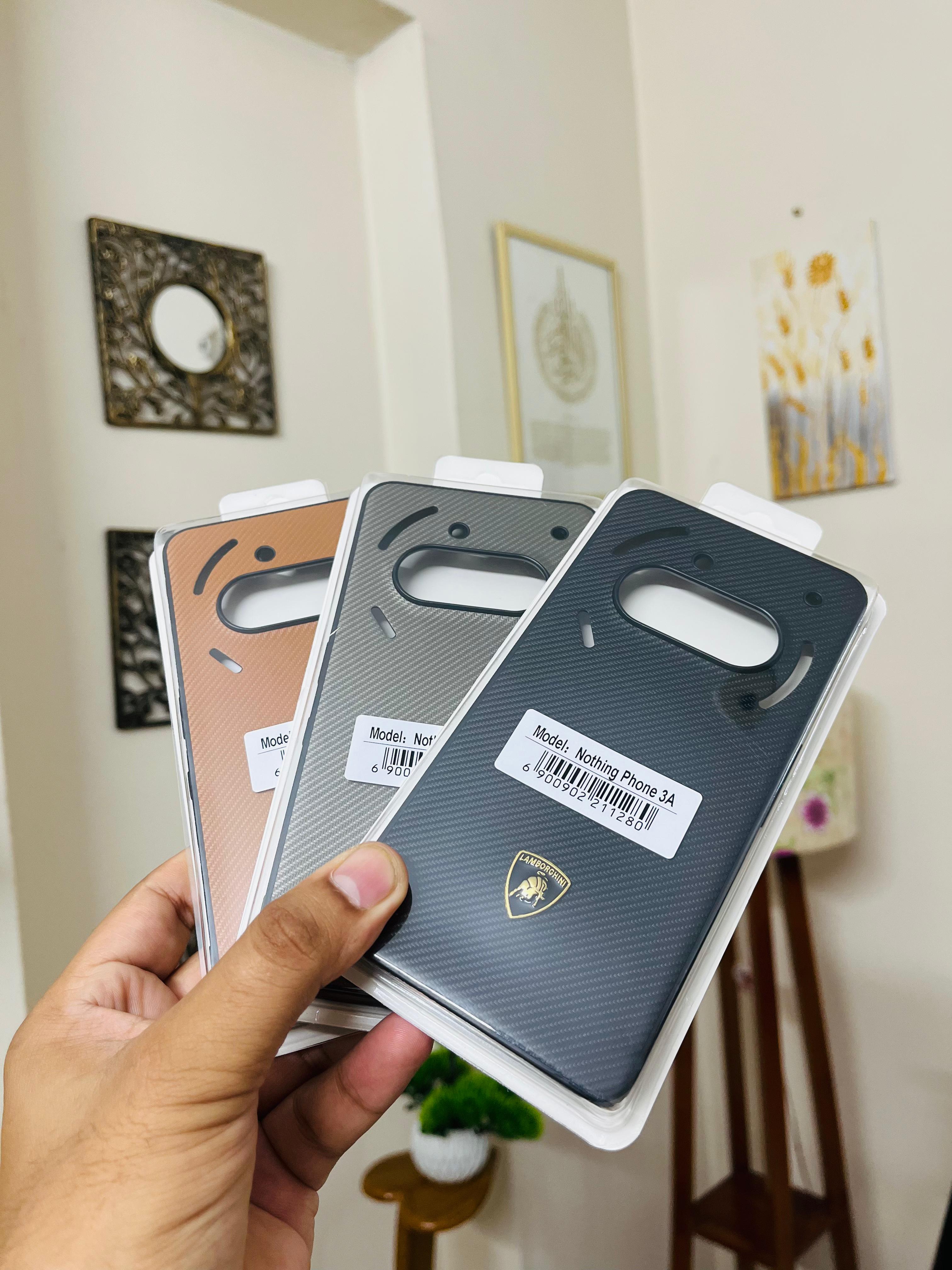 Nothing Phone 3A Back Cover Premium Carbon Fiber Texture Luxury Phone Case Sliim Design_img_5