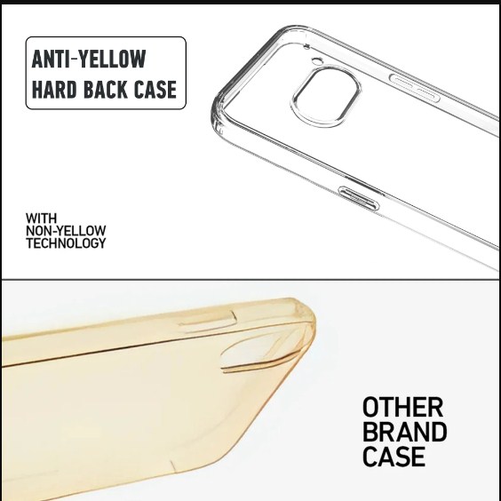 Nothing Phone 2A/2A+ Phone Back Cover Anti Yellow Hard Case_img_1