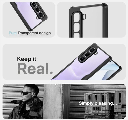 Infinix Hot 50 Pro Plus Back Cove XunddFusion ShockProf Phone Case_img_1