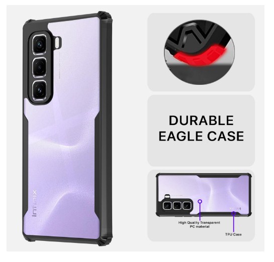 Infinix Hot 50 Pro Plus Back Cove XunddFusion ShockProf Phone Case_img_3