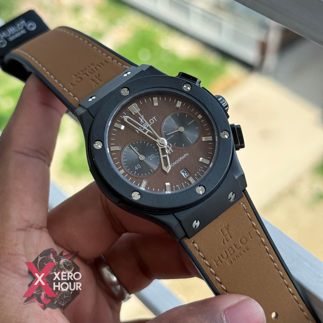 Hublot Classic Fusion Watches Chronograph | Velvet brown Belt Brown Dial