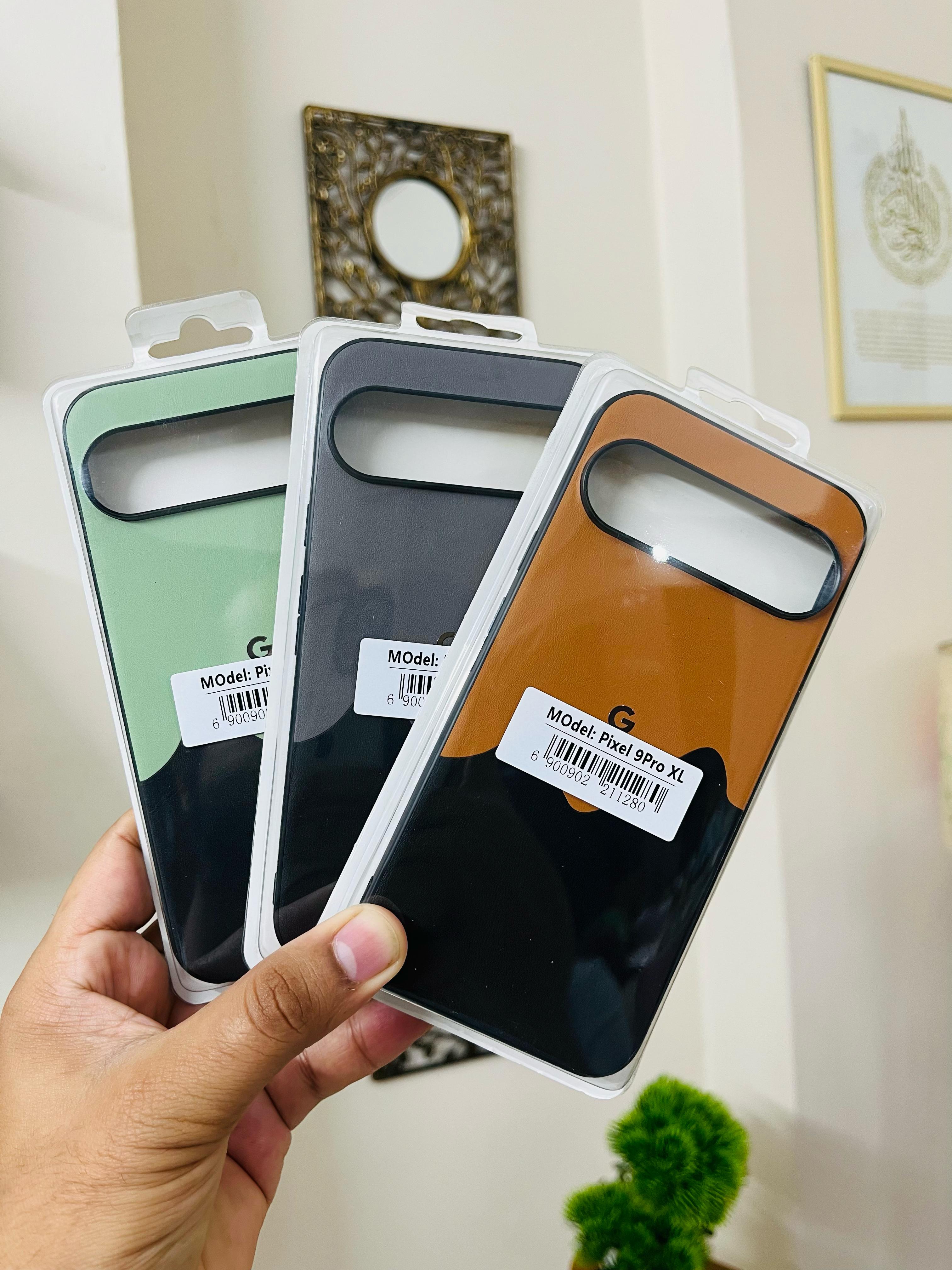 Google Pixel 9 Pro XL Back Cover Premium Quality Leathre Finished Phone Case_img_1