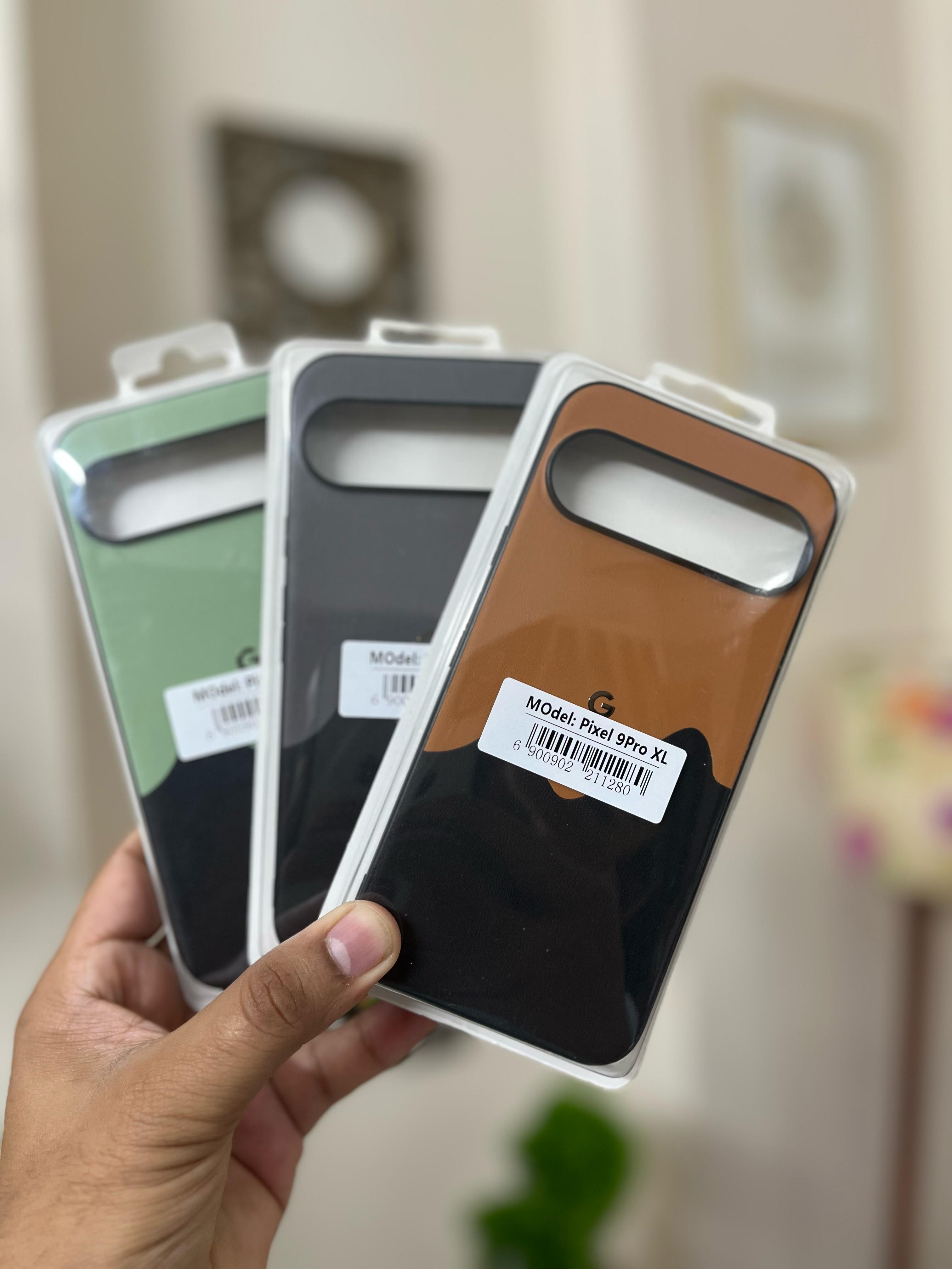 Google Pixel 9 Pro XL Back Cover Premium Quality Leathre Finished Phone Case